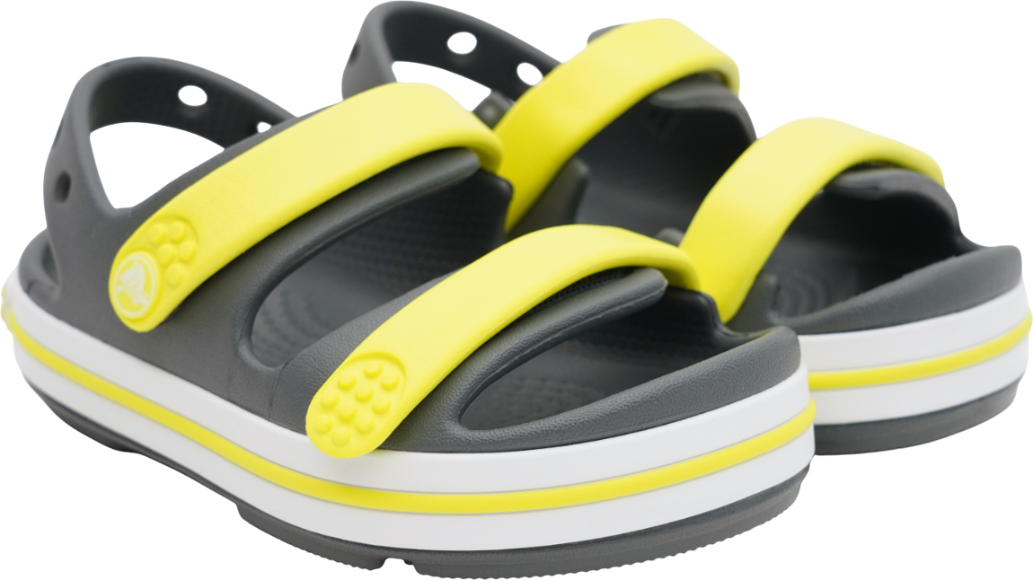 Сандали детские Crocs Crocband Cruiser Sandal 209424-1NJ 24-25 серые фото 6