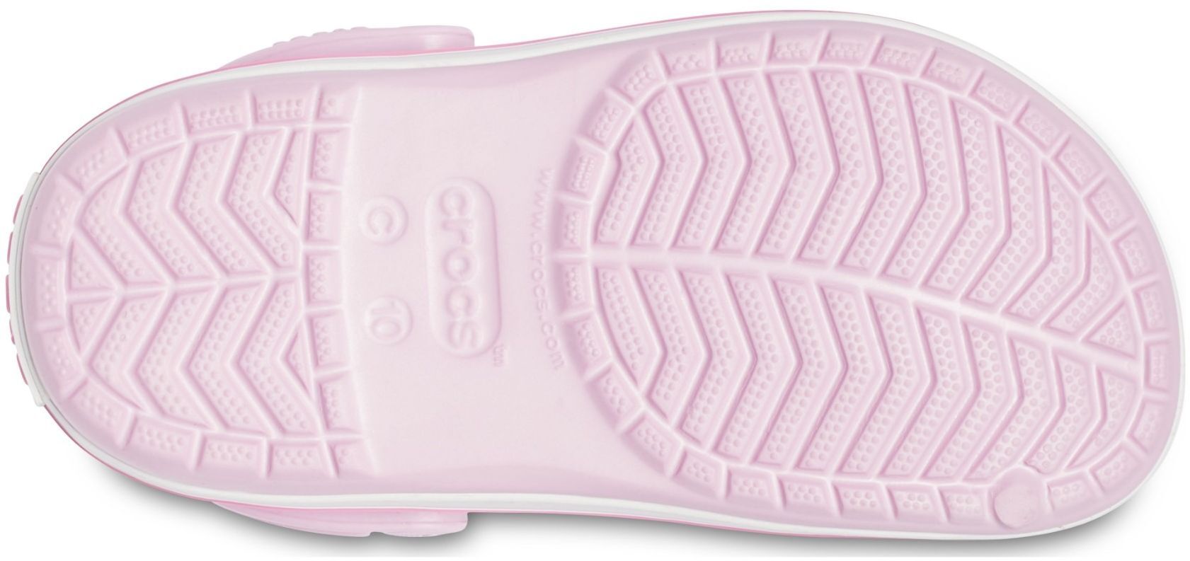 Кроксы для девочек Crocs Crocband Clog T 207005-6GD 27-28 (C10 US) розовые фото 6