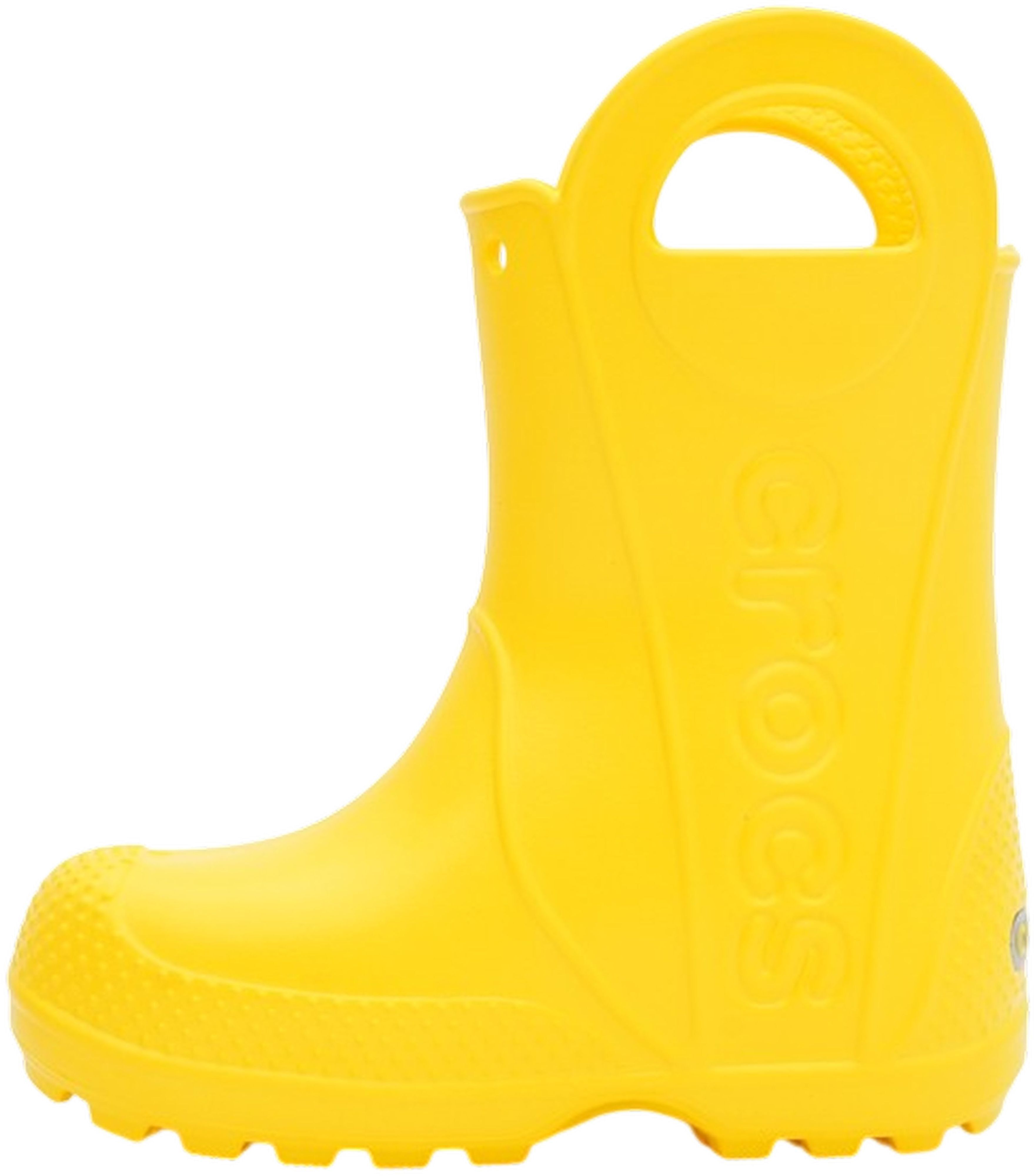 Сапоги детские Crocs Handle It Rain Boot T 211056-730 27-28 (C10 US) желтые фото 