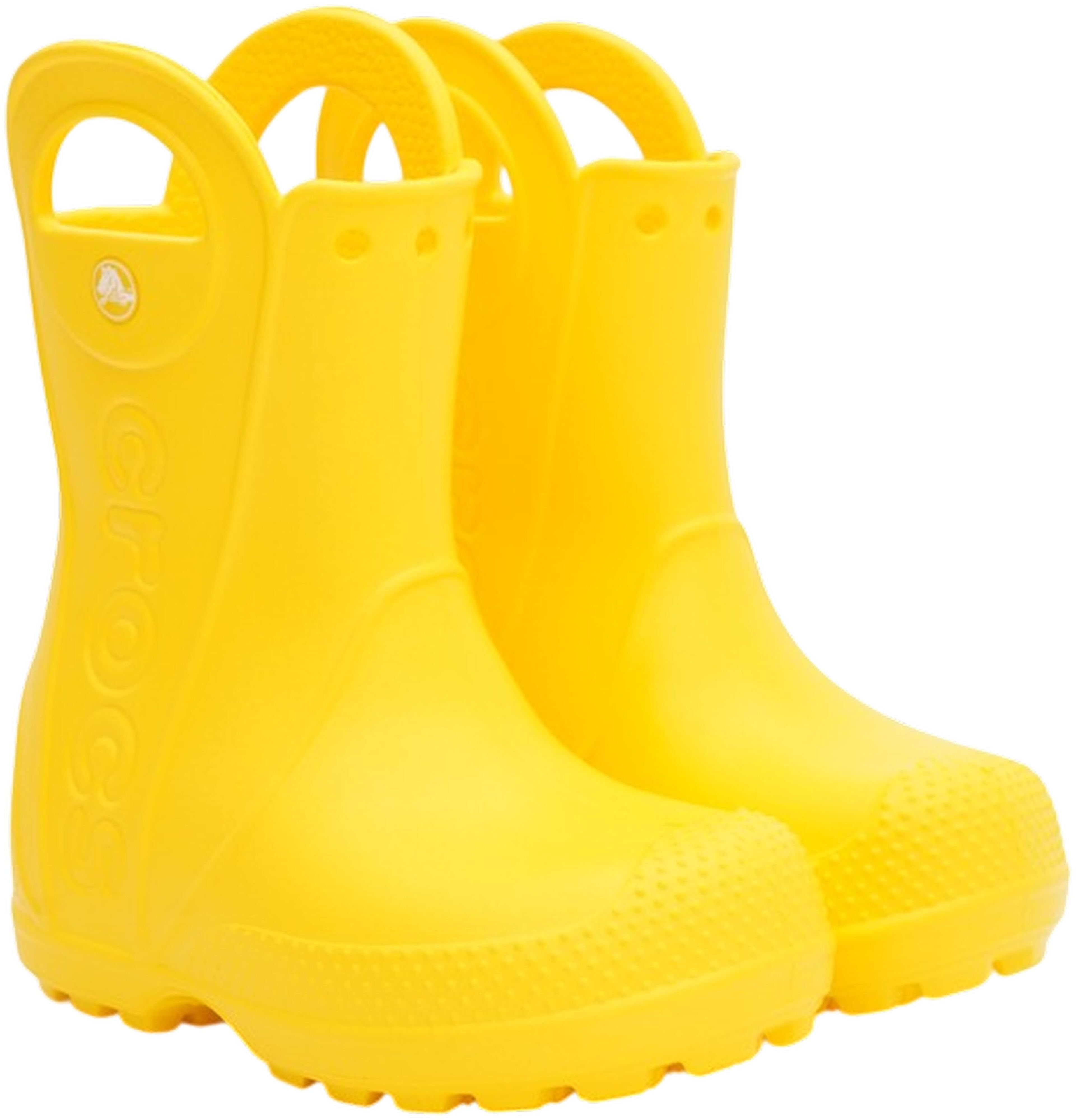 Сапоги детские Crocs Handle It Rain Boot T 211056-730 27-28 (C10 US) желтые фото 