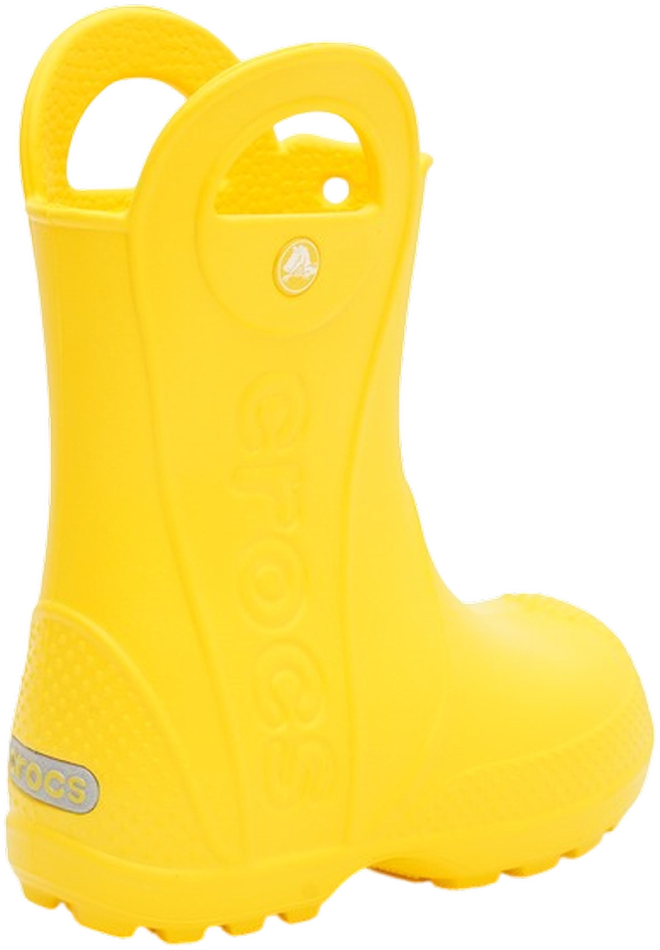 Сапоги детские Crocs Handle It Rain Boot T 211056-730 27-28 (C10 US) желтые фото 