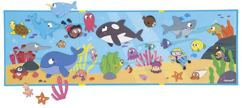 Магнитные истории Janod Морские жители 30эл (J05448) фото 3