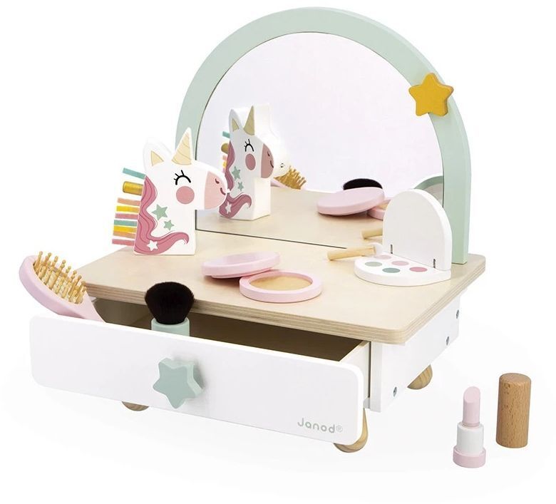 Игровой набор Janod Туалетный столик мини Единорожки (J06463) фото 3