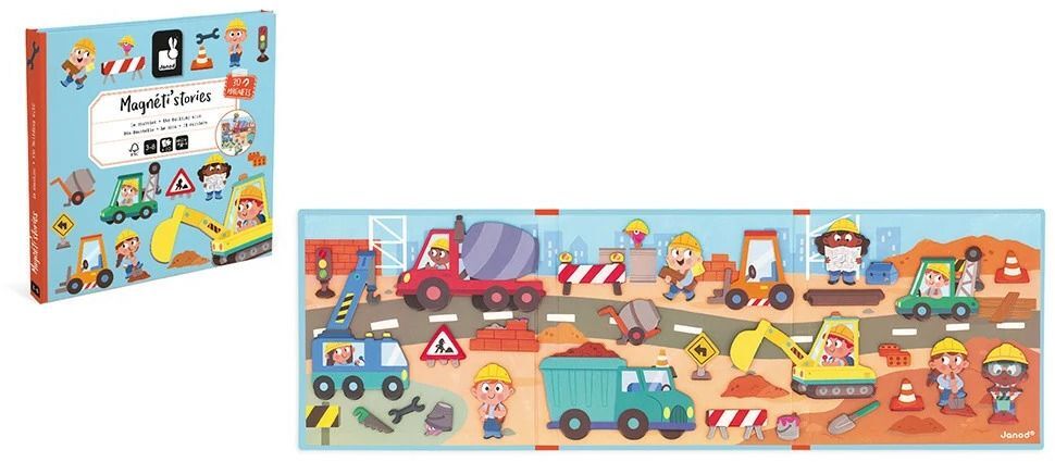Магнітні історії Janod Будівельний майданчик 30ел (J05454)фото4