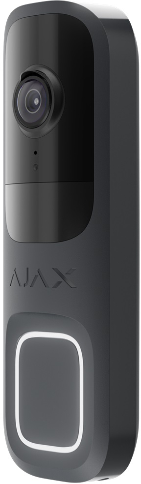 Видеозвонок Ajax Doorbell 4 мп, 155°, ИИ, Graphite (000053537) фото 3