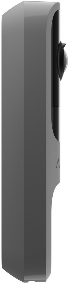 Видеозвонок Ajax Doorbell 4 мп, 155°, ИИ, Gray (000053538) фото 3