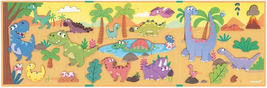 Магнитные истории Janod Динозавры 30эл (J05450) фото 3