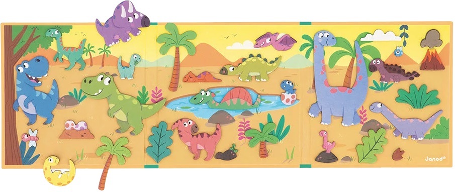 Магнитные истории Janod Динозавры 30эл (J05450) фото 2