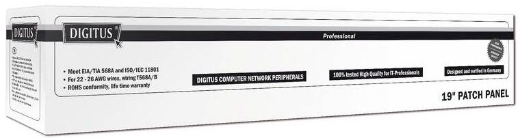 Патчпанелі DIGITUS 19 "1U, 24 порти, 5e FTP в зборі (DN-91524S)фото3