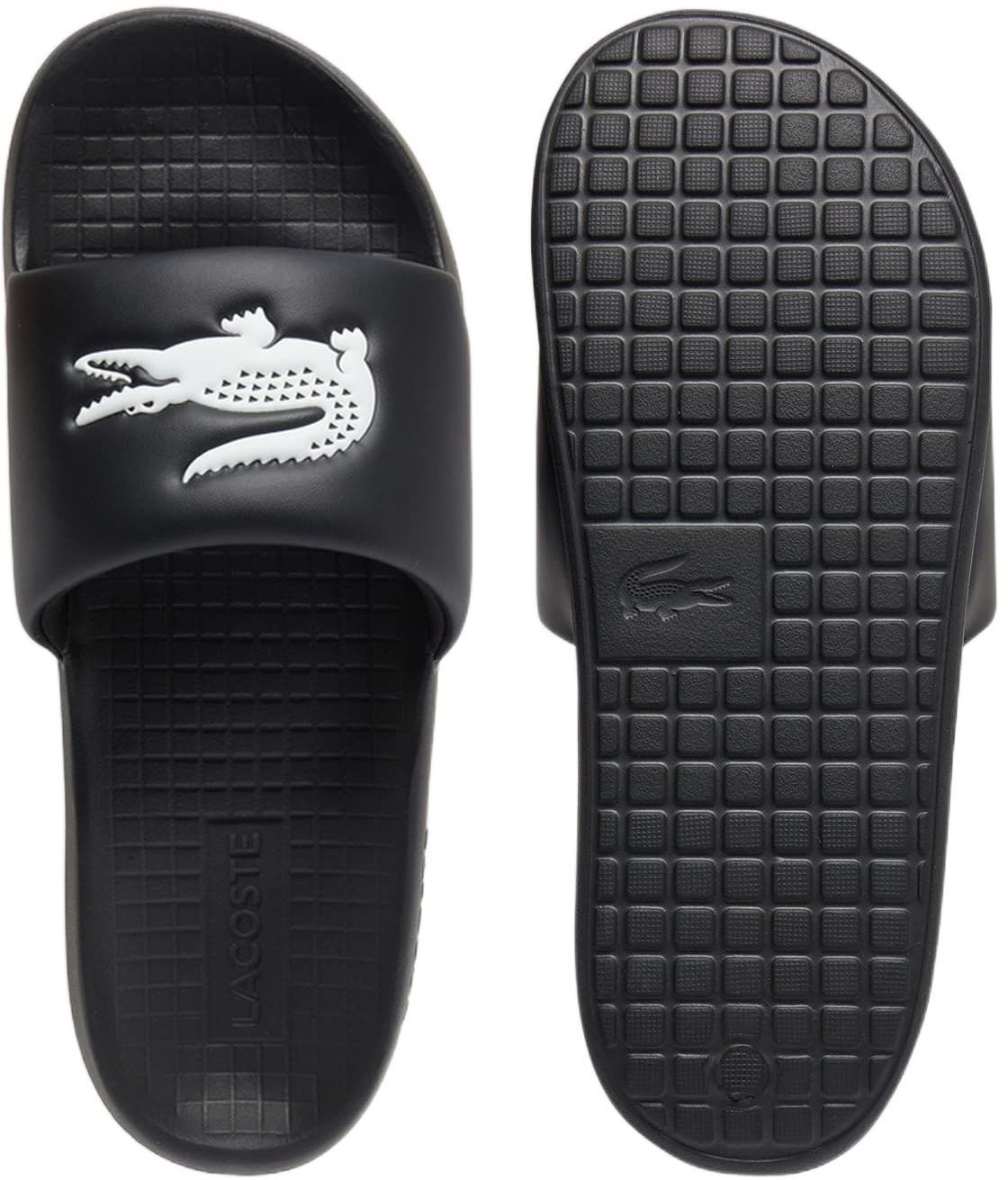 Шльопанці чоловічі Lacoste Serve Slide 1.0 749CMA0021-312 42 (8 UK) чорніфото