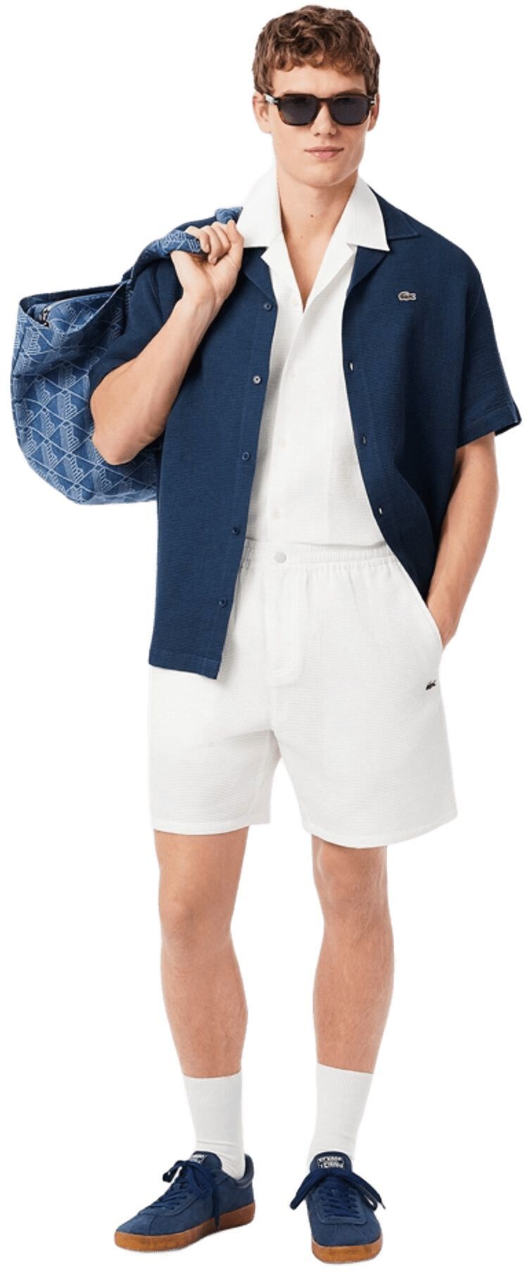 Кеды мужские Lacoste Baseshot 749SMA0133-GU1 45 (10.5 UK) синие фото 8