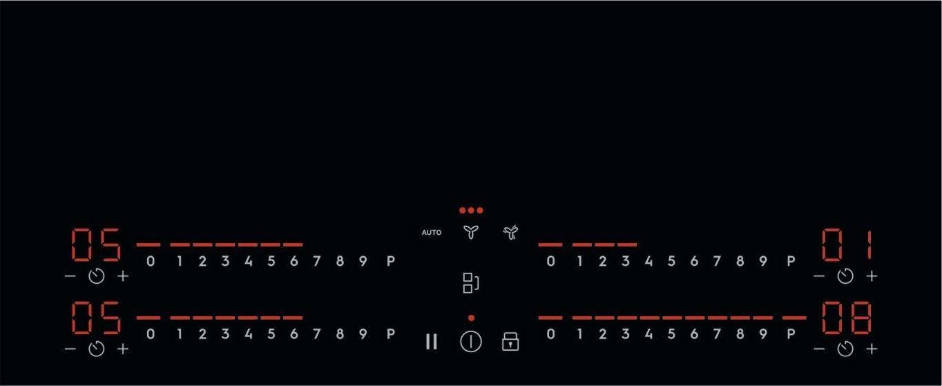 Варочная поверхность индукционная со встроенной вытяжкой Electrolux KCC83443 фото 