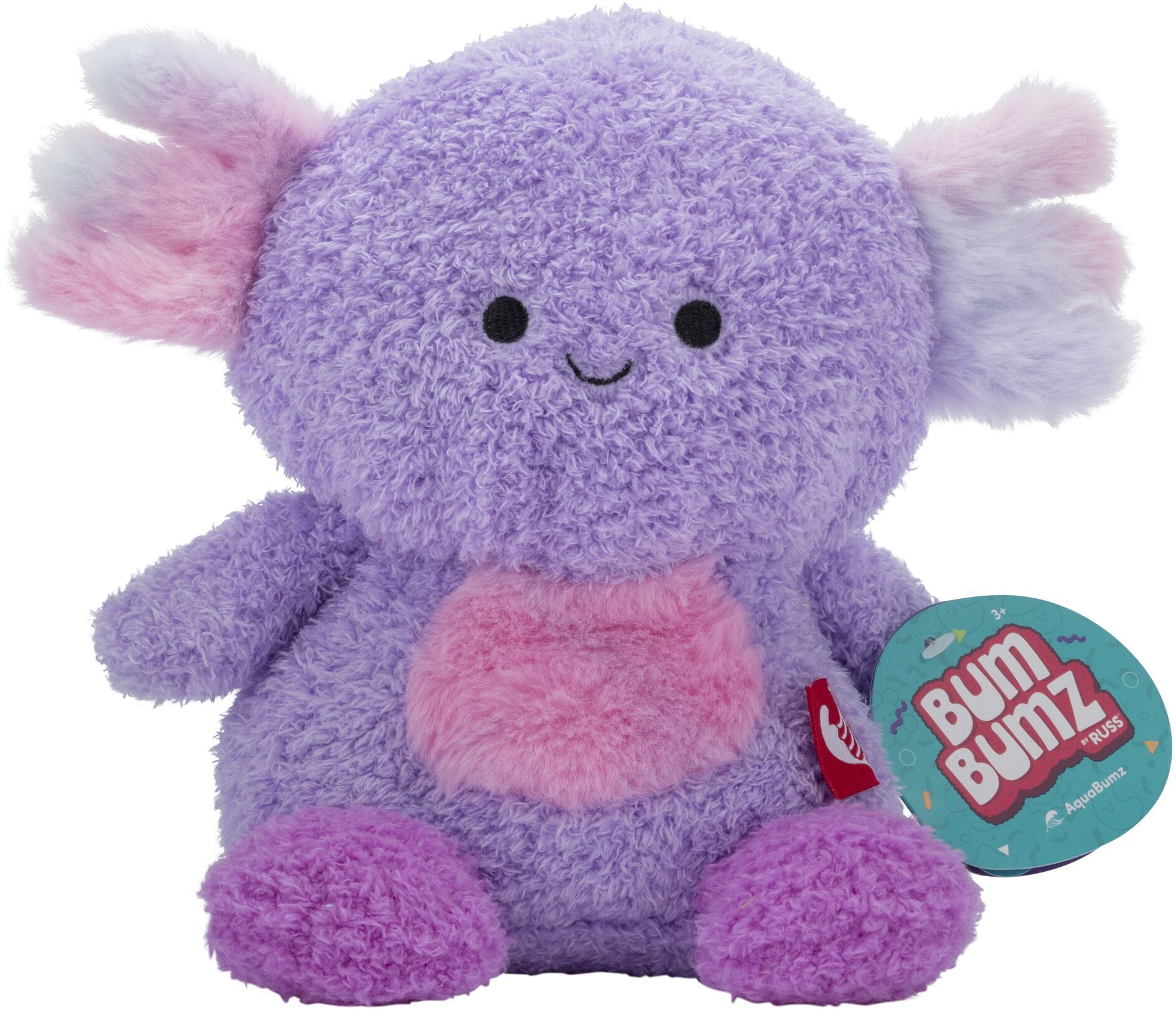 М'яка ігрaшка BumBumz AquaBumz Аксолотль Алайна, 19см (RBBZ00453)фото5