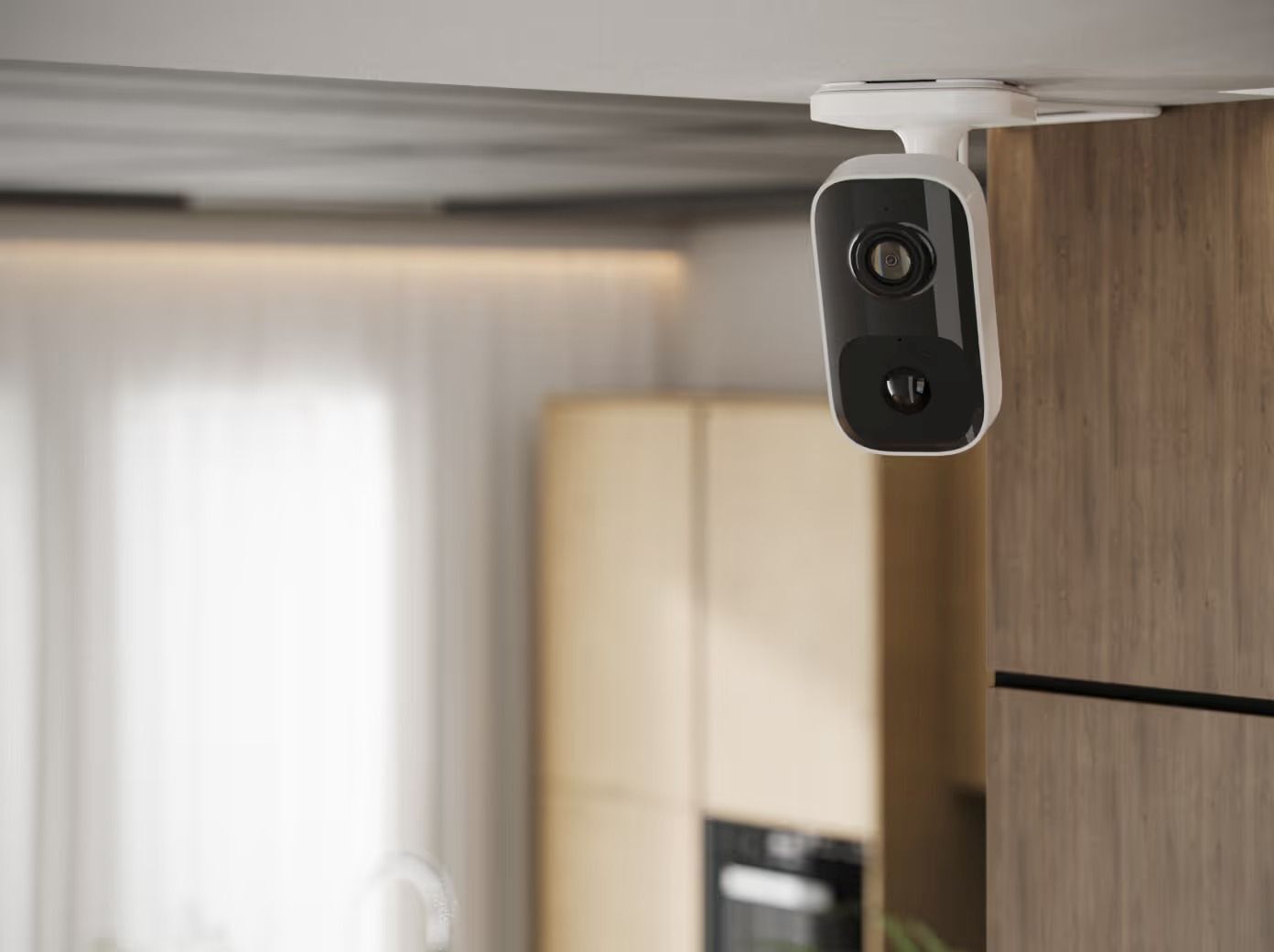 Камера відеоспостереження Ajax IndoorCam, 4мп, 110° wi-fi, біла (000053542)фото9