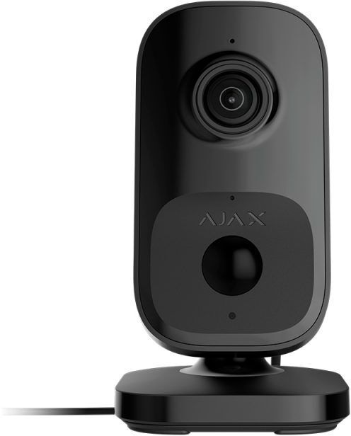 Камера відеоспостереження Ajax IndoorCam, 4мп, 110° wi-fi, чорна (000053543)фото2