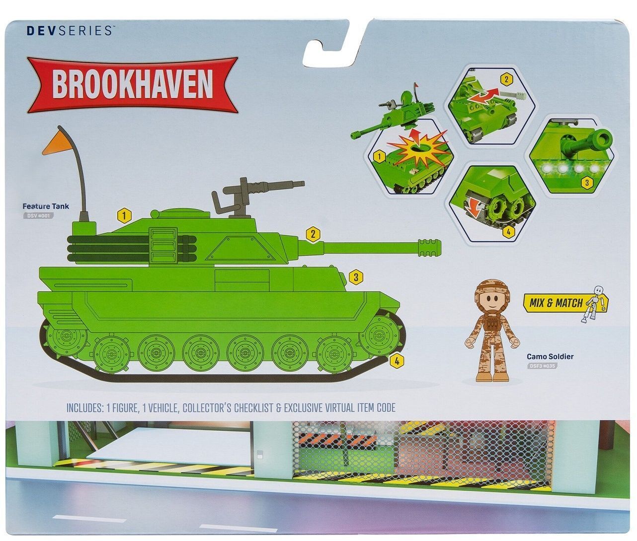 Игровой набор DevSeries Feature Vehicle Brookhaven: Tank (CRS0056) фото 19