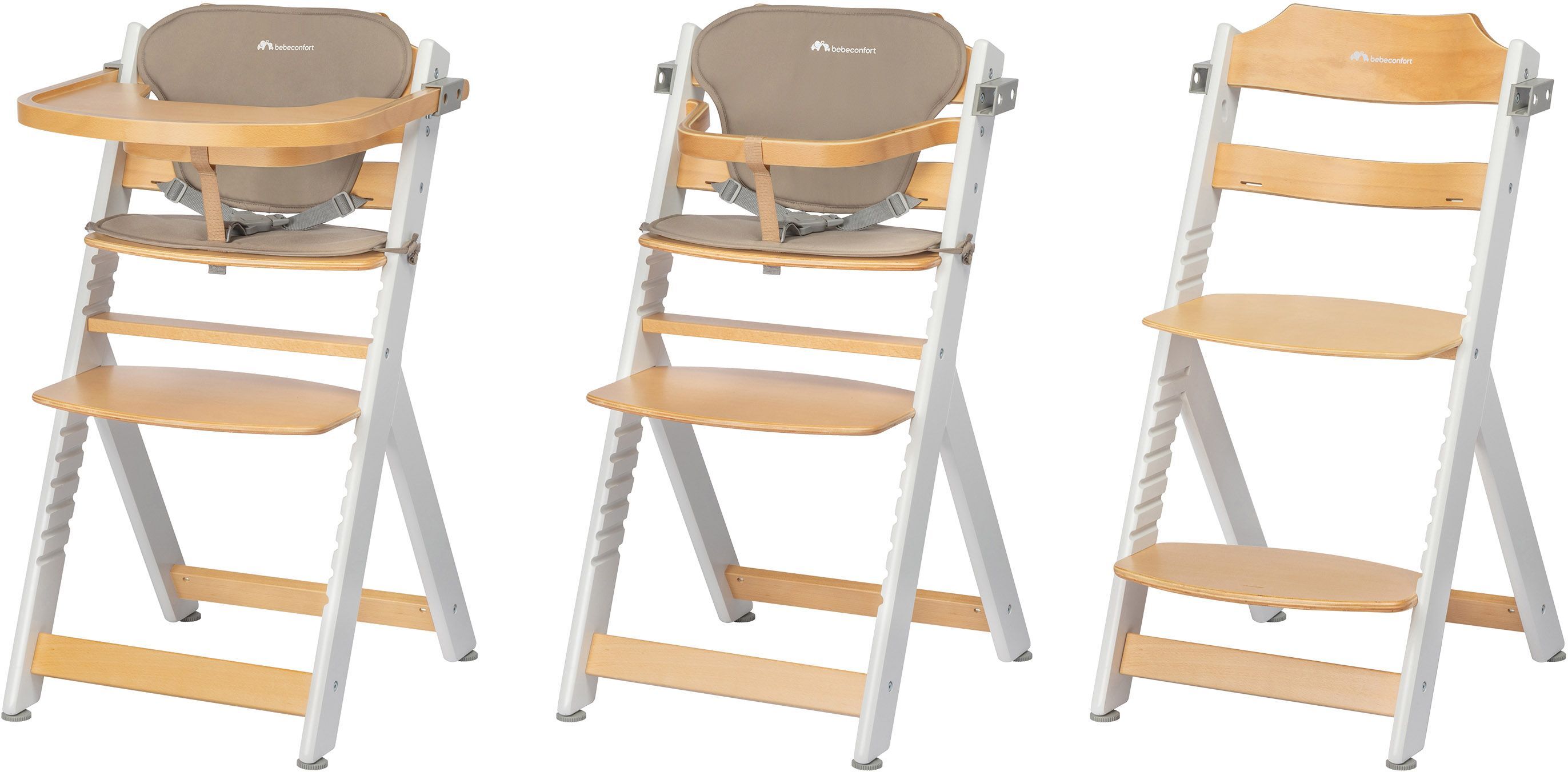 Стульчик для кормления с вкладышем Bebe Confort Timba Light Wood/Beige (2771073210) фото 