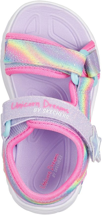 Сандалии для девочек Skechers Unicorn Dreams Sandal Dreamy Unicorns 303107N LVMT 25 (9 US) сиреневые фото5