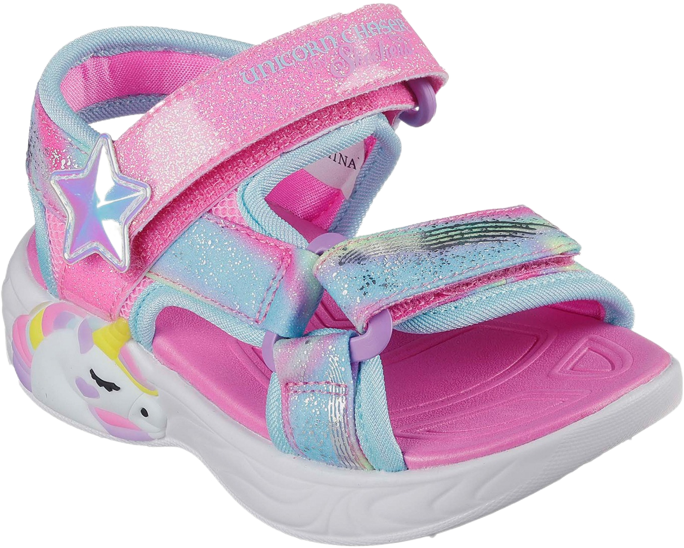 Сандалі для дівчат Skechers Unicorn Dreams Sandal Dreamy Unicorns 303107N PKMT 24 (8 US) рожевіфото