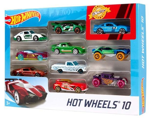 Автомобиль базовый Hot Wheels 10 шт. (54886) фото 4