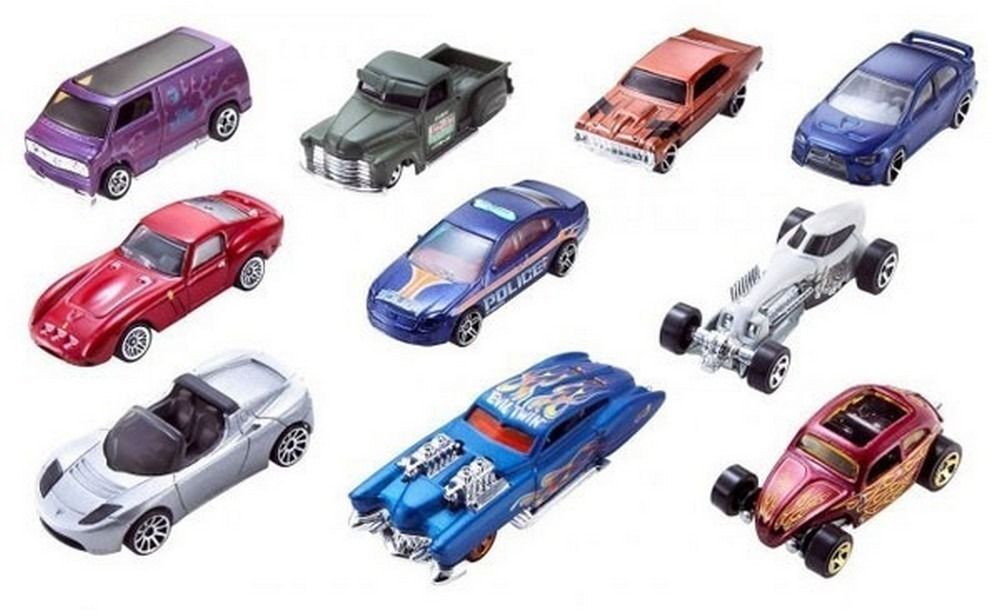 Автомобиль базовый Hot Wheels 10 шт. (54886) фото 10