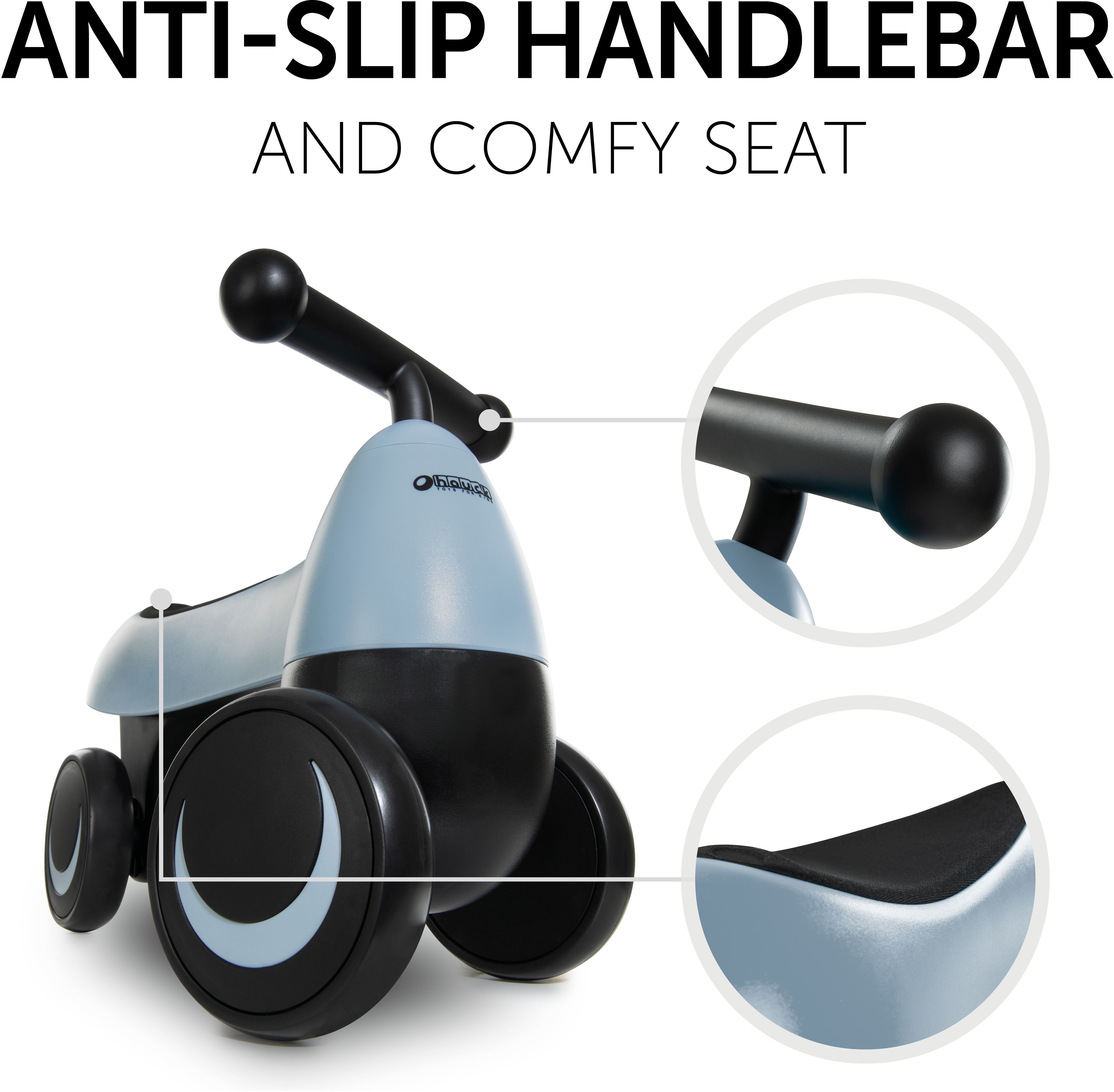 Біговел дитячий Hauck 1st Ride Four Matt Blue (80401-2)фото