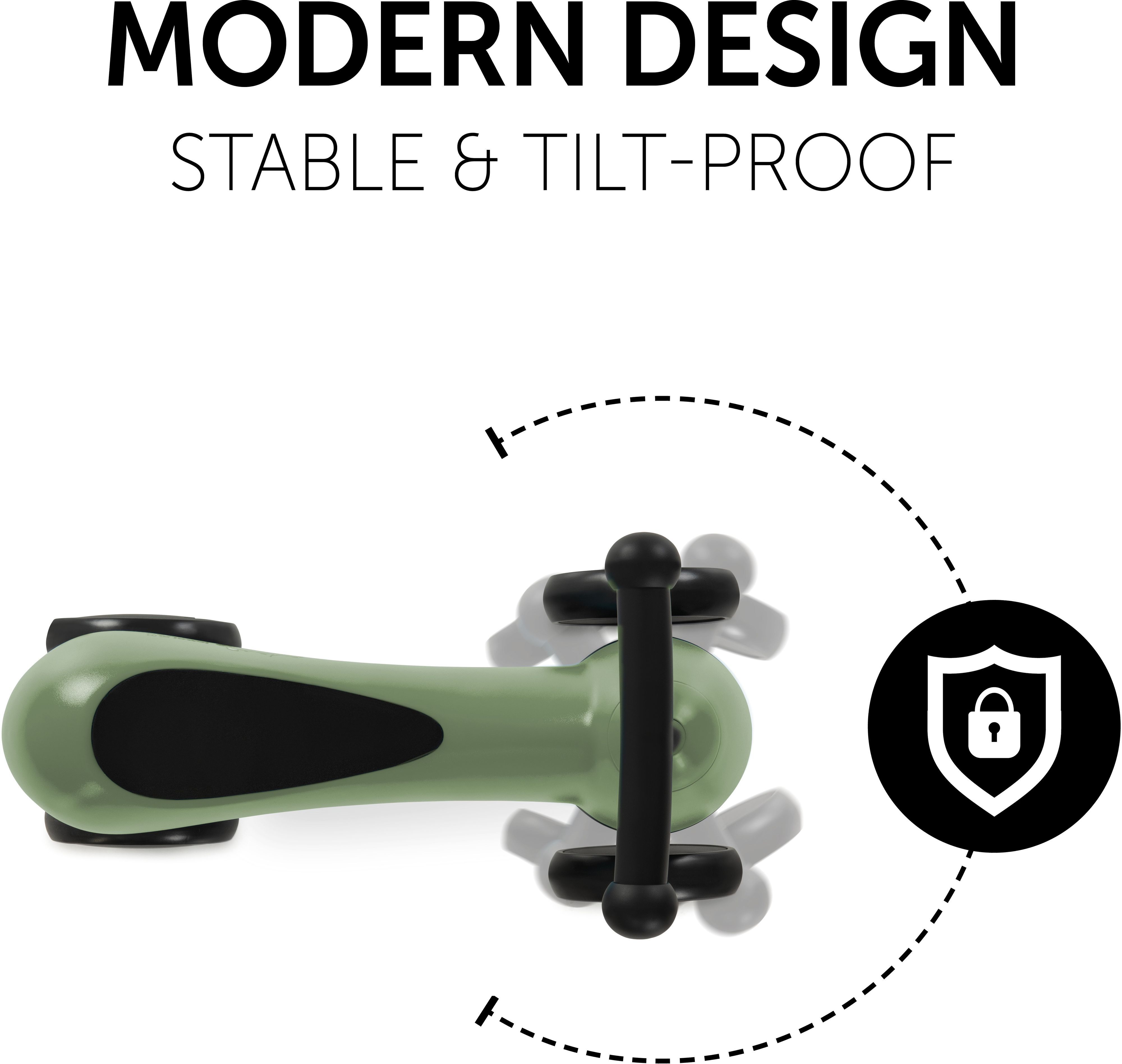 Біговел дитячий Hauck 1st Ride Four Matt Green (80403-6)фото3