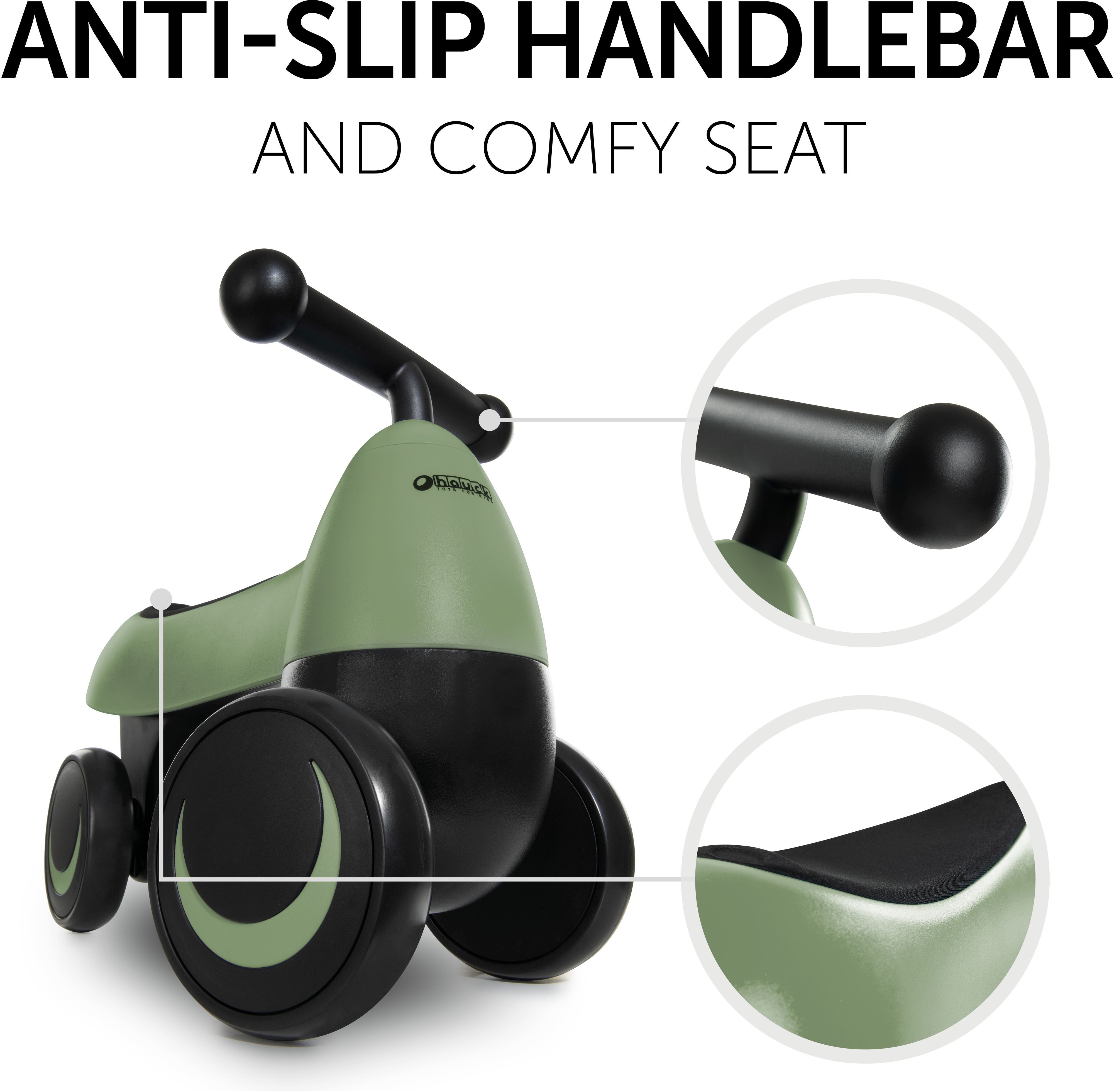 Біговел дитячий Hauck 1st Ride Four Matt Green (80403-6)фото4