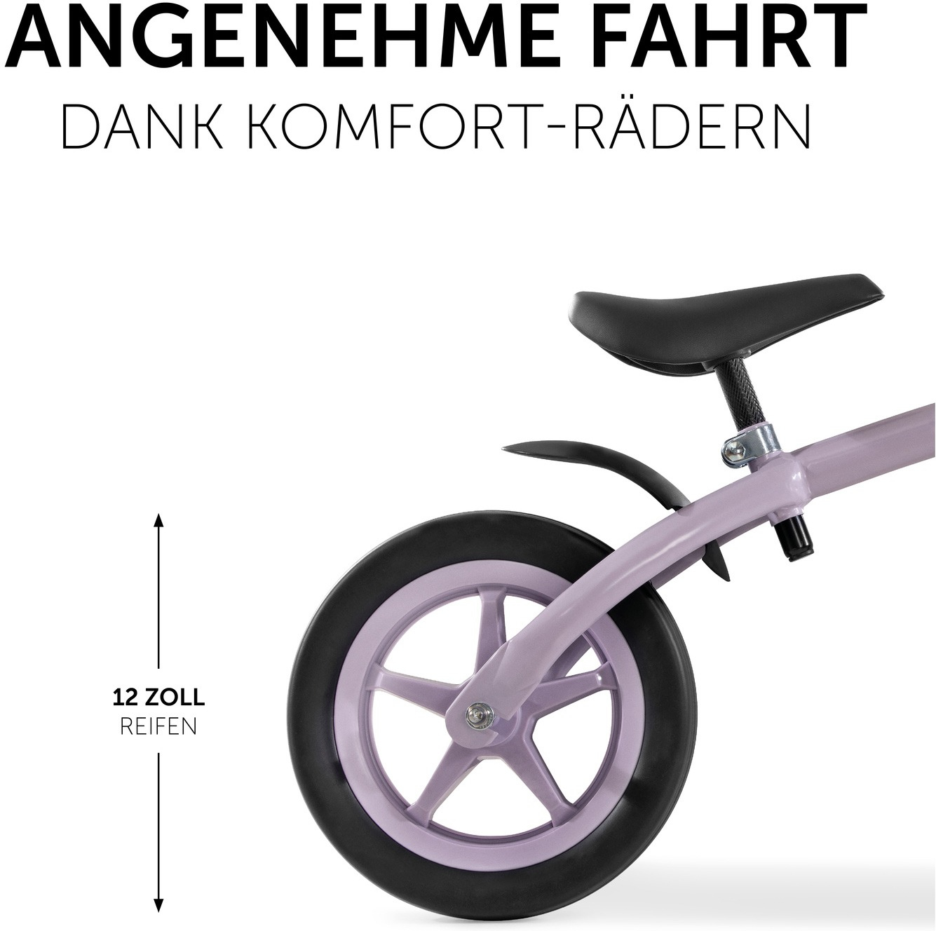 Біговел дитячий Hauck Super Rider 12 Lavender (81409-7)фото7