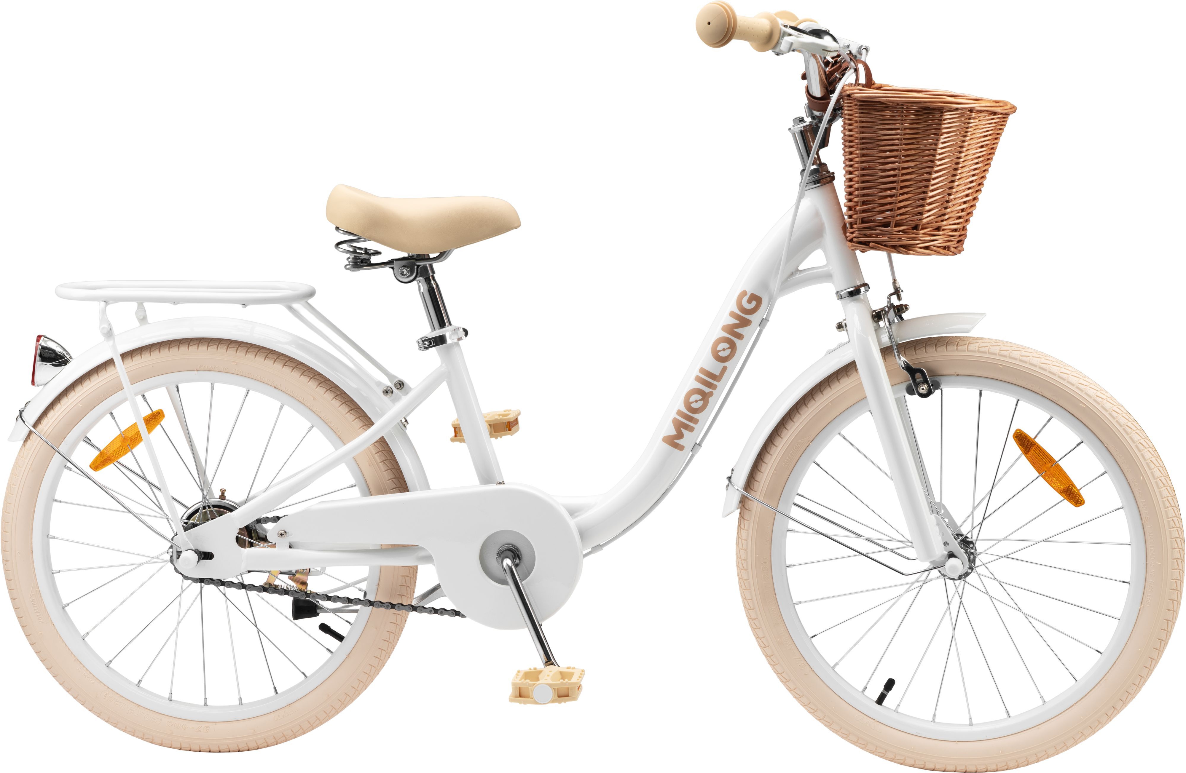 Детский велосипед Miqilong LS 20" белый (RBB-LS20-PEARL) фото 2