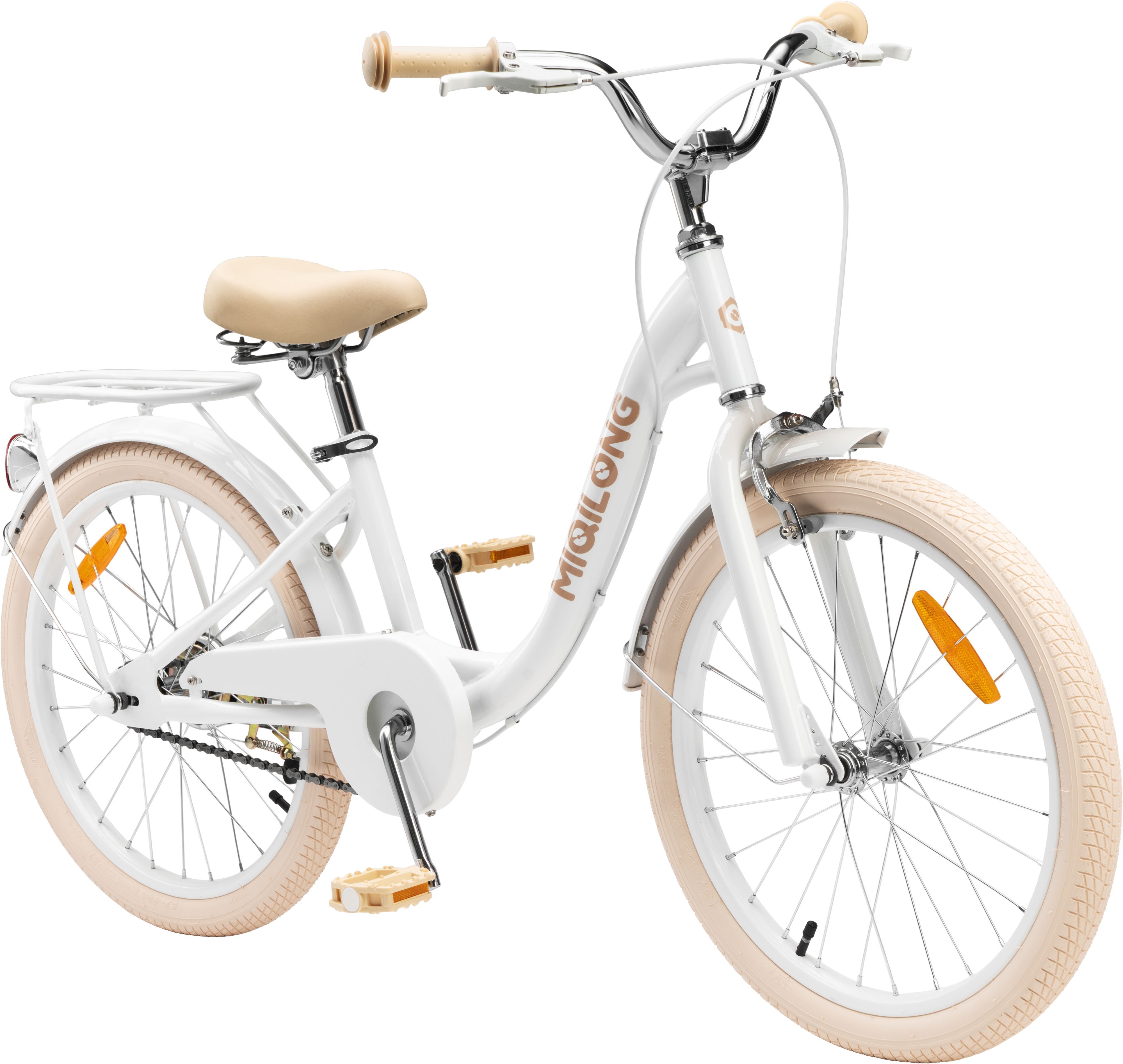 Детский велосипед Miqilong LS 20" белый (RBB-LS20-PEARL) фото 5