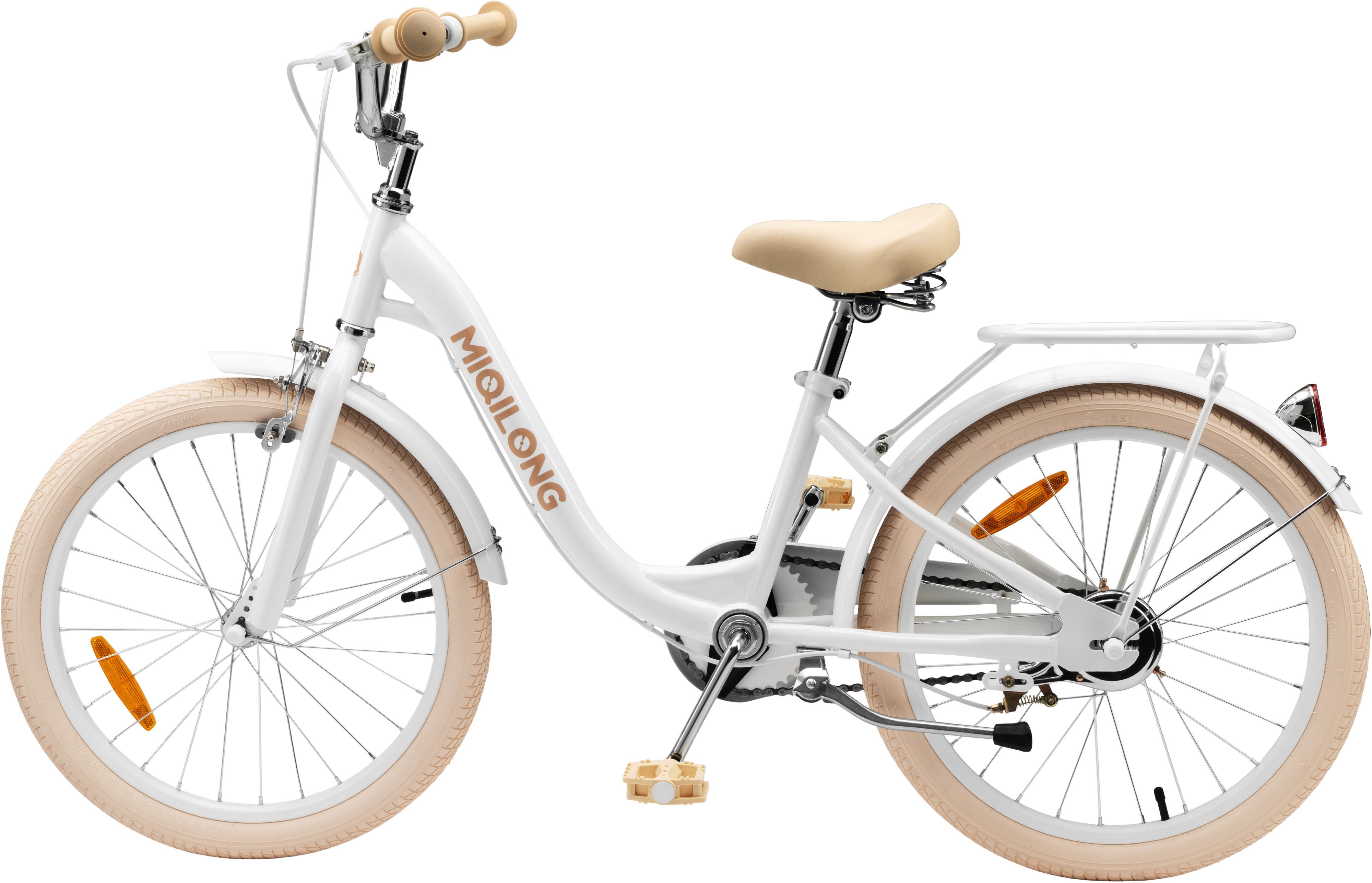 Детский велосипед Miqilong LS 20" белый (RBB-LS20-PEARL) фото 3