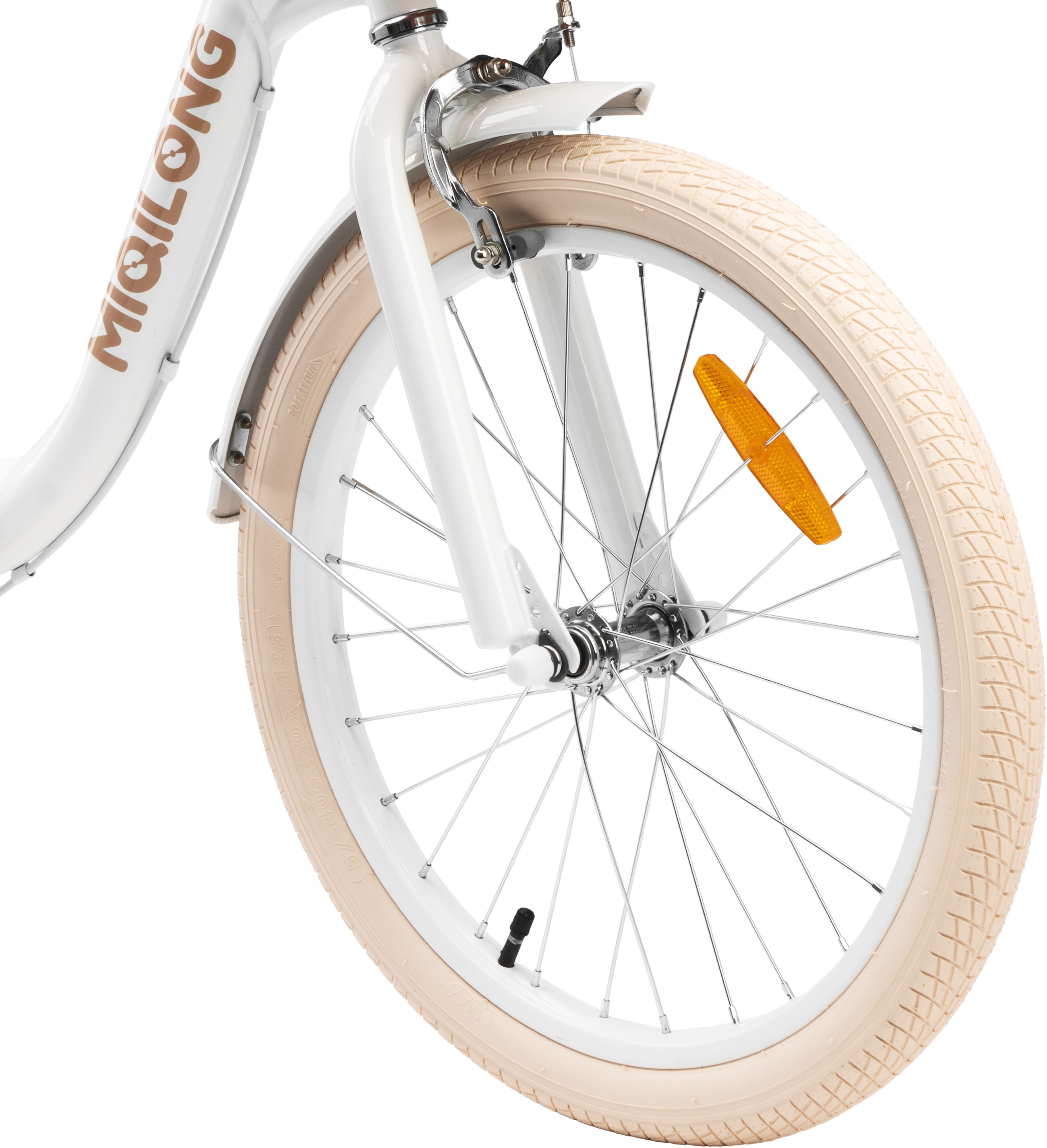 Детский велосипед Miqilong LS 20" белый (RBB-LS20-PEARL) фото 9
