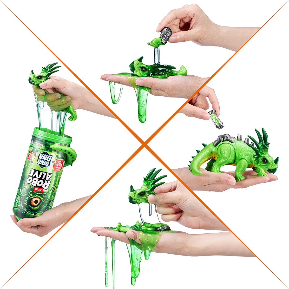 Интерактивный игровой набор Robo Alive S1 Днк Стиракозавра (71139D) фото 4