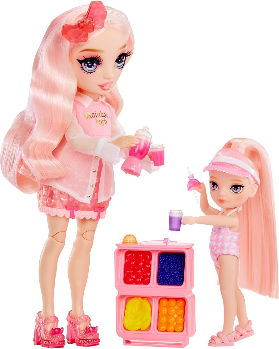 Игровой набор с куклой Rainbow High серии "Littles" Праздник в Басейне (с акс.) (522249) фото 4