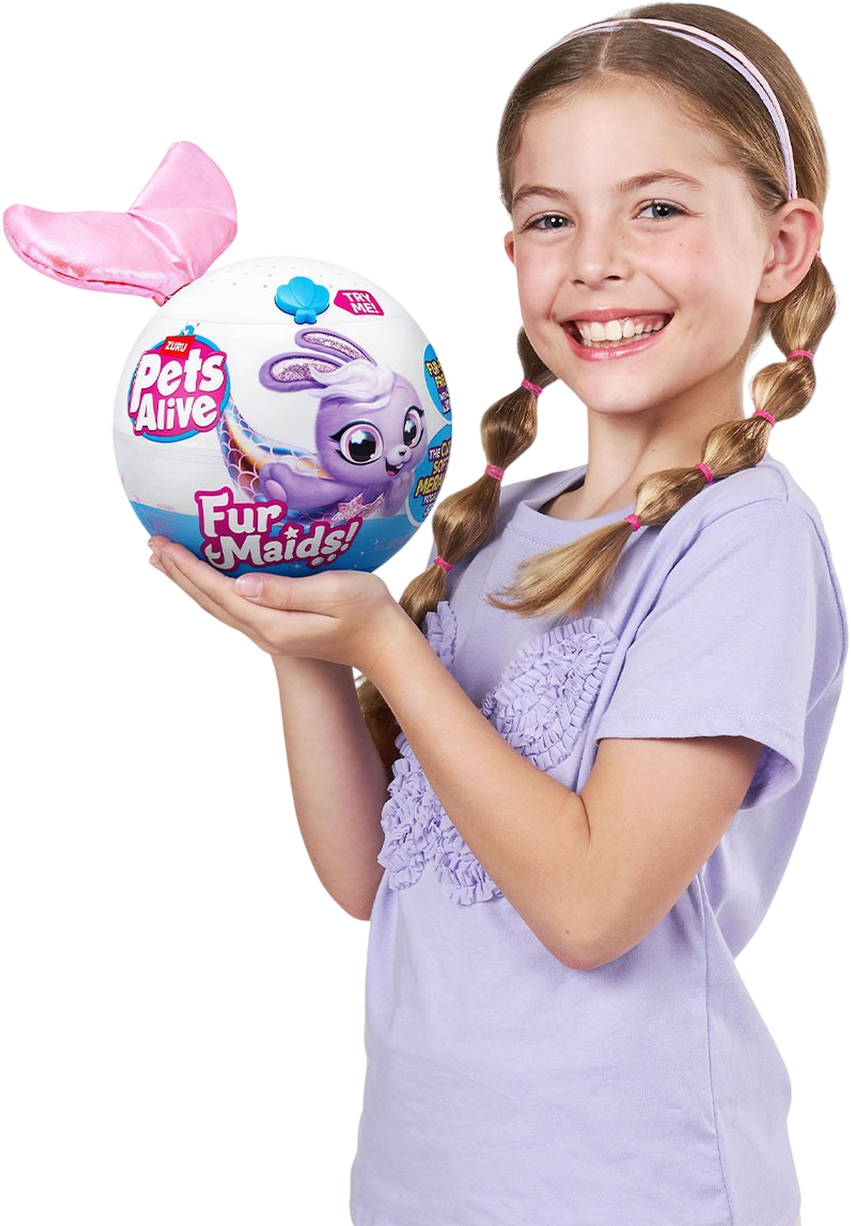 Интерактивный игровой набор Pets Alive серии "Furmaids" S1 Котенок Пурл (9555A) фото 7