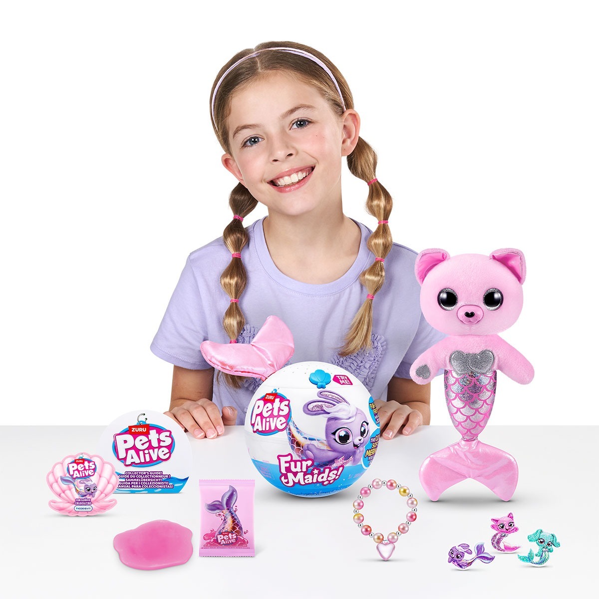 Интерактивный игровой набор Pets Alive серии "Furmaids" S1 Котенок Пурл (9555A) фото 9