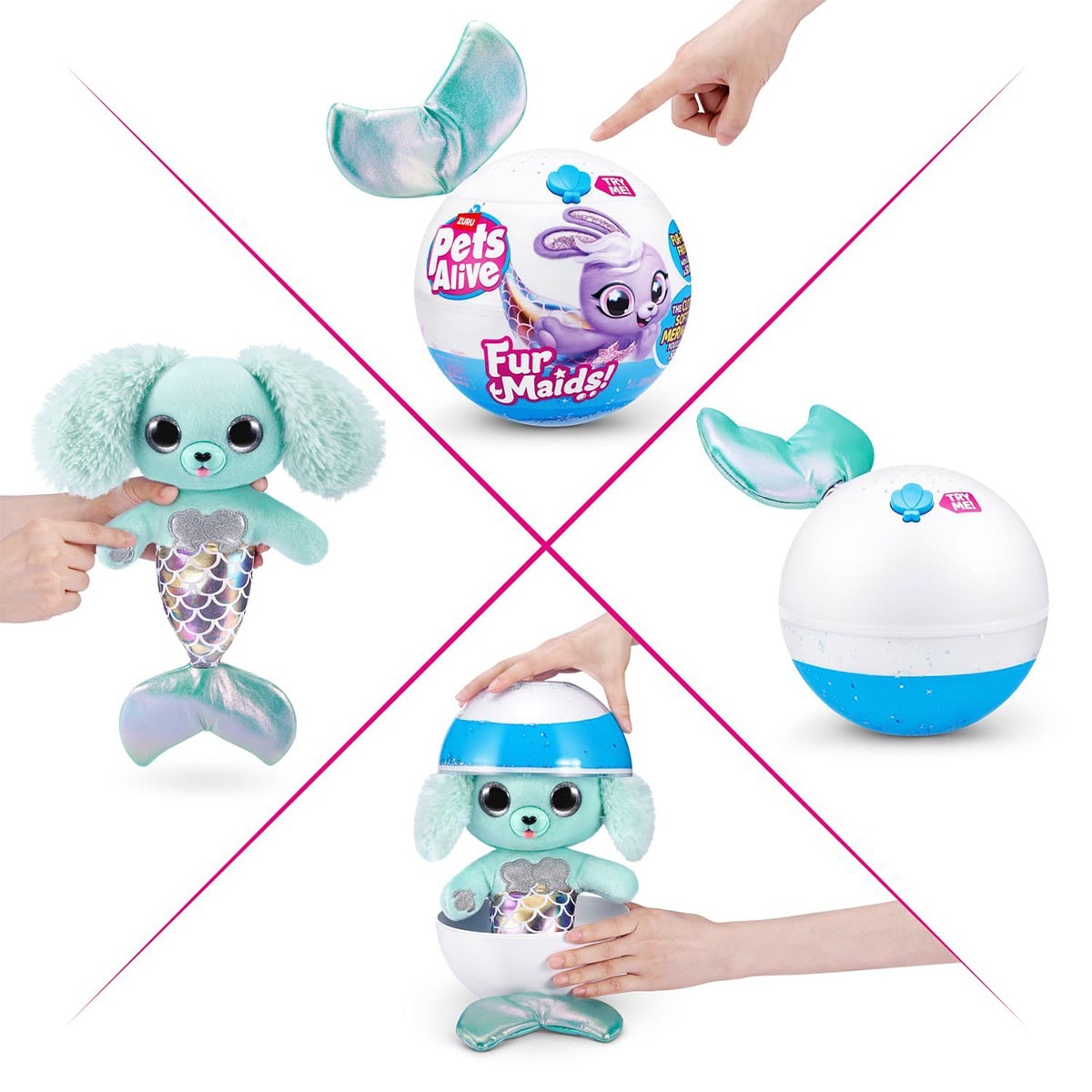 Интерактивный игровой набор Pets Alive серии "Furmaids" S1 Щенок Даззи (9555D) фото 