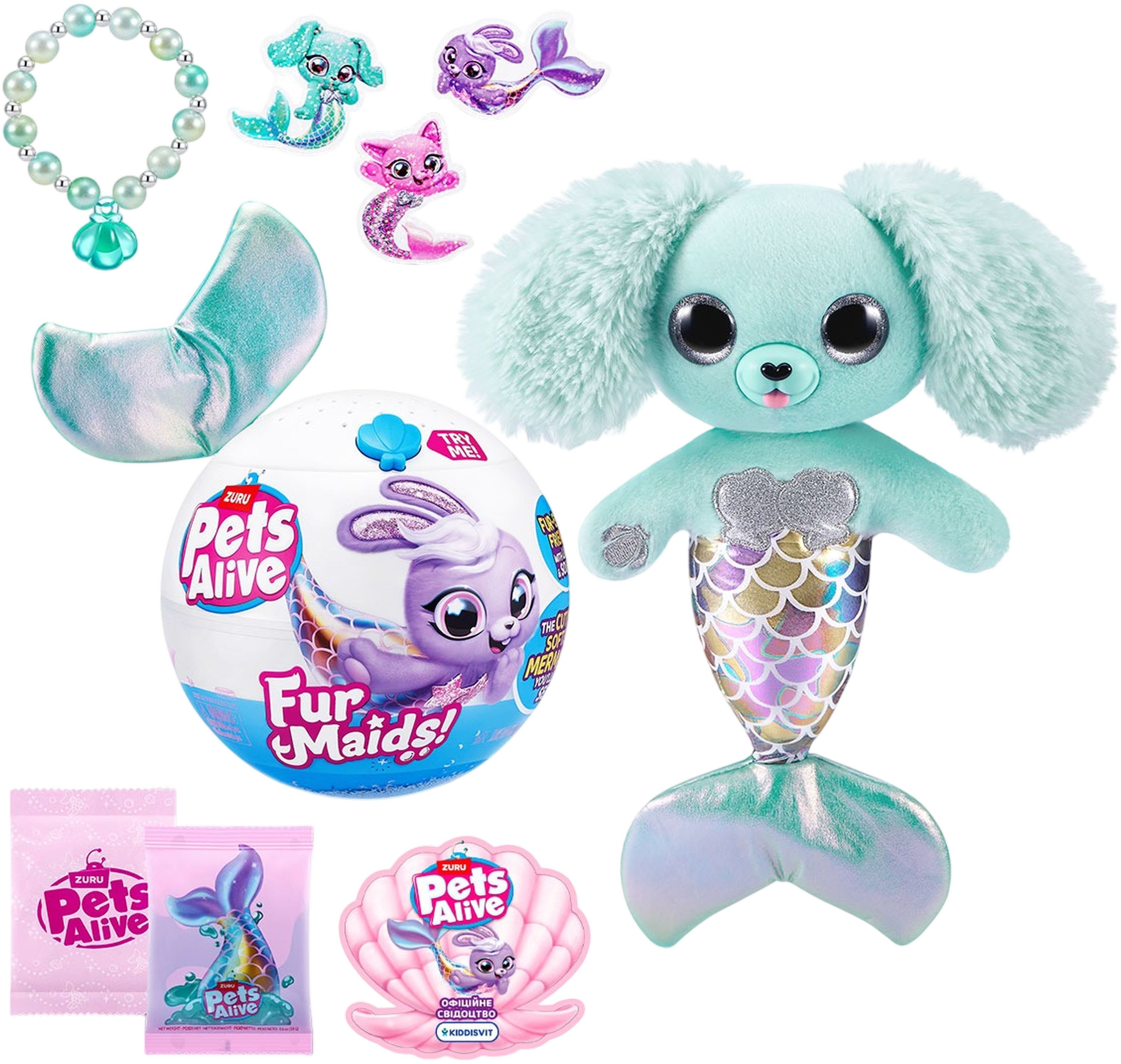 Интерактивный игровой набор Pets Alive серии "Furmaids" S1 Щенок Даззи (9555D) фото 