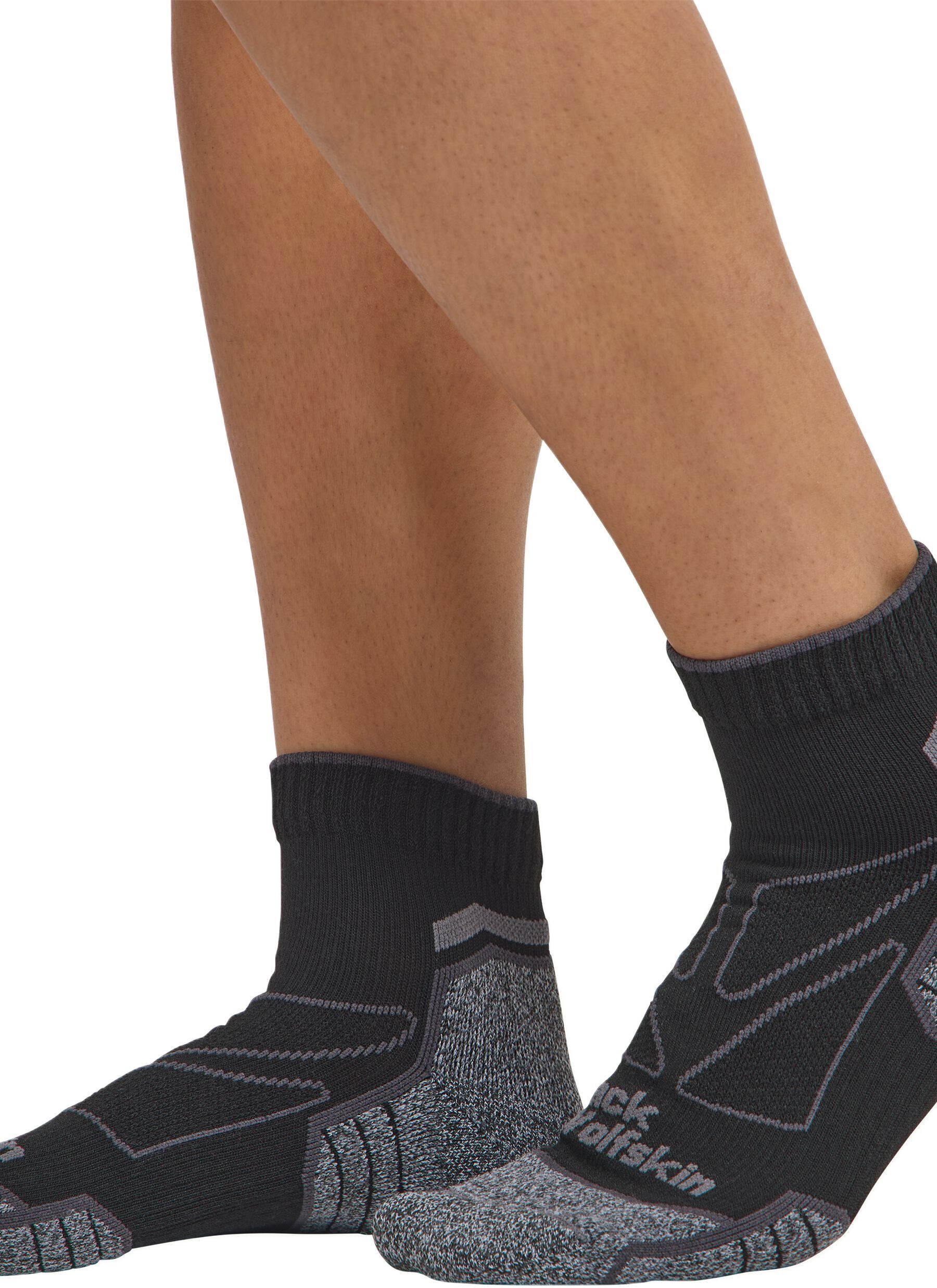 Шкарпетки трекінгові Jack Wolfskin Vojo Light Sock Low C A63867-6000 38-40 чорнийфото5