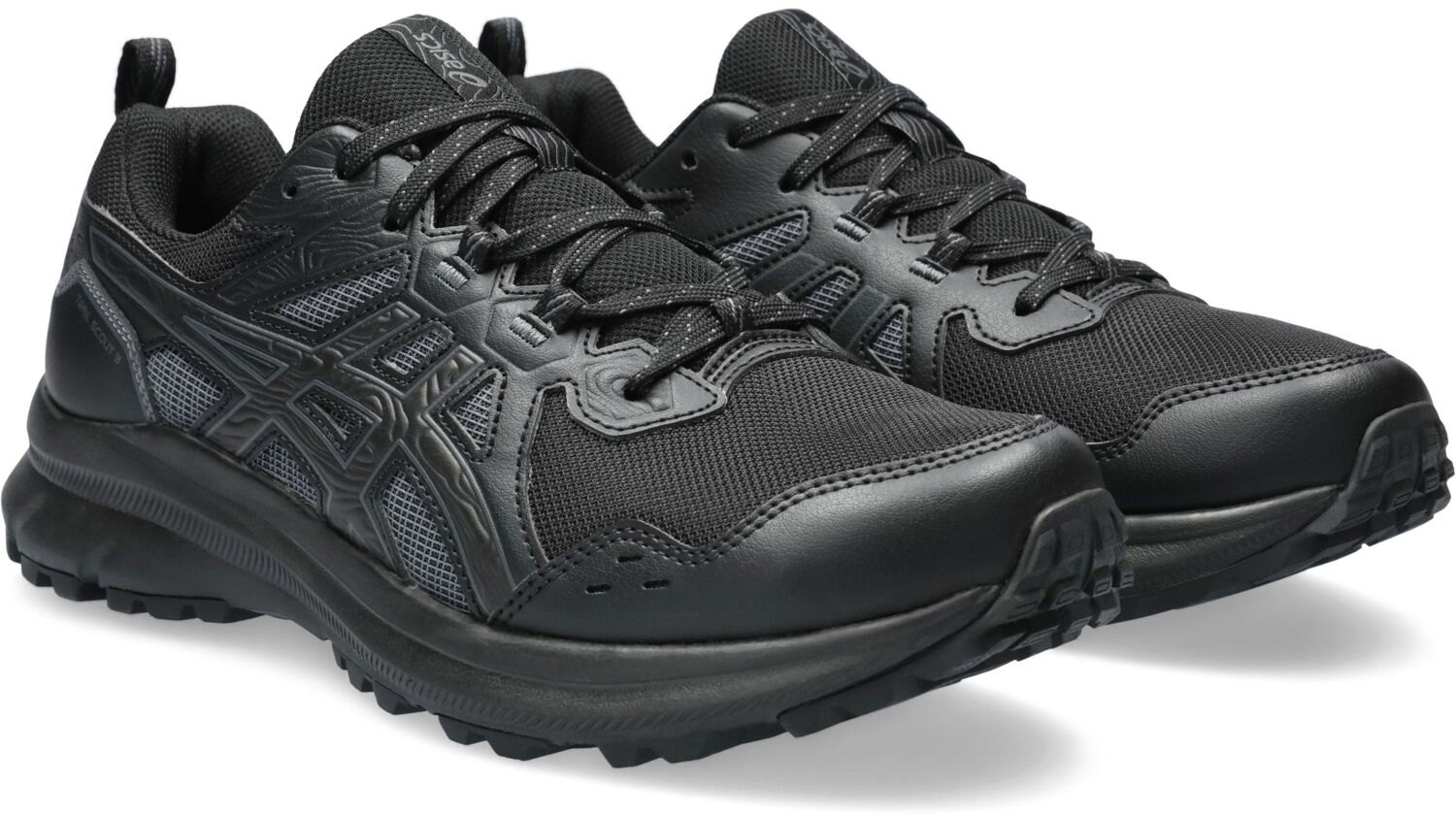 Кроссовки мужские Asics Trail Scout 3 1011B700-002 48 (13 US) черные фото