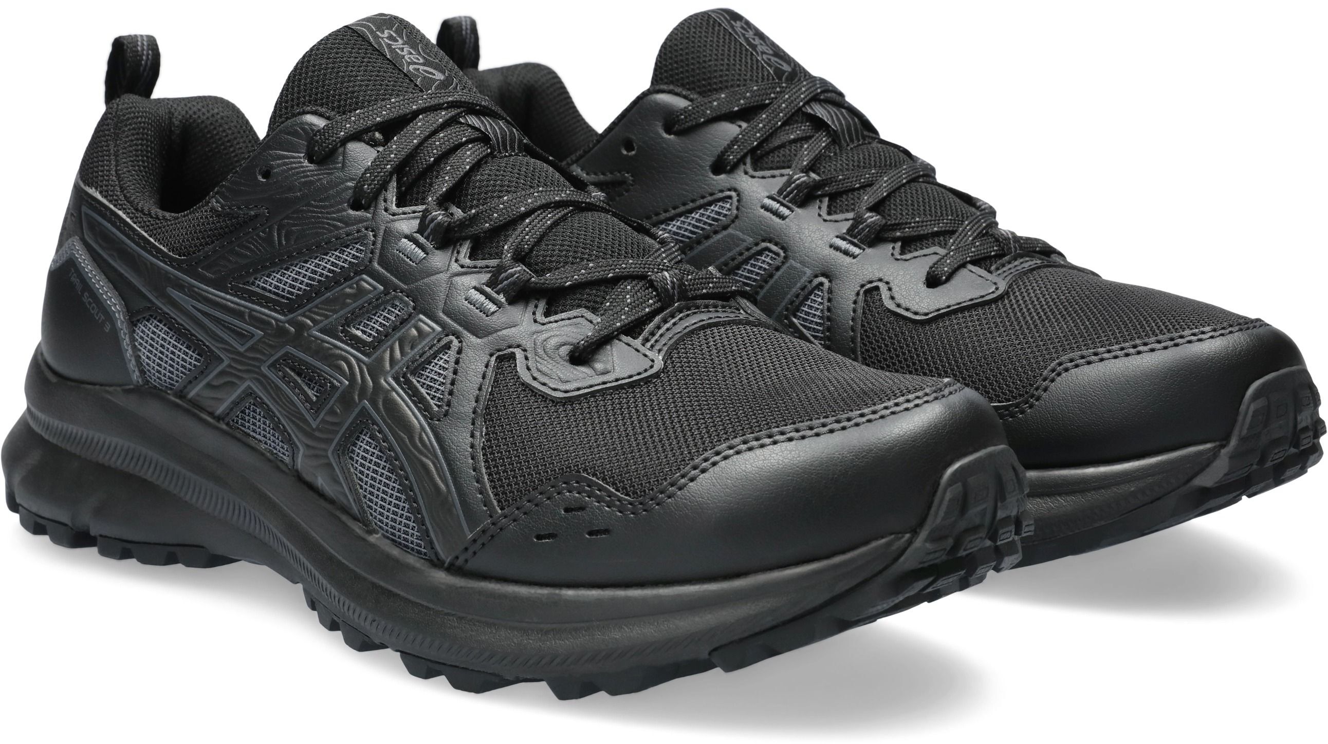 Кроссовки мужские Asics Trail Scout 3 1011B700-002 48 (13 US) черные фото 3