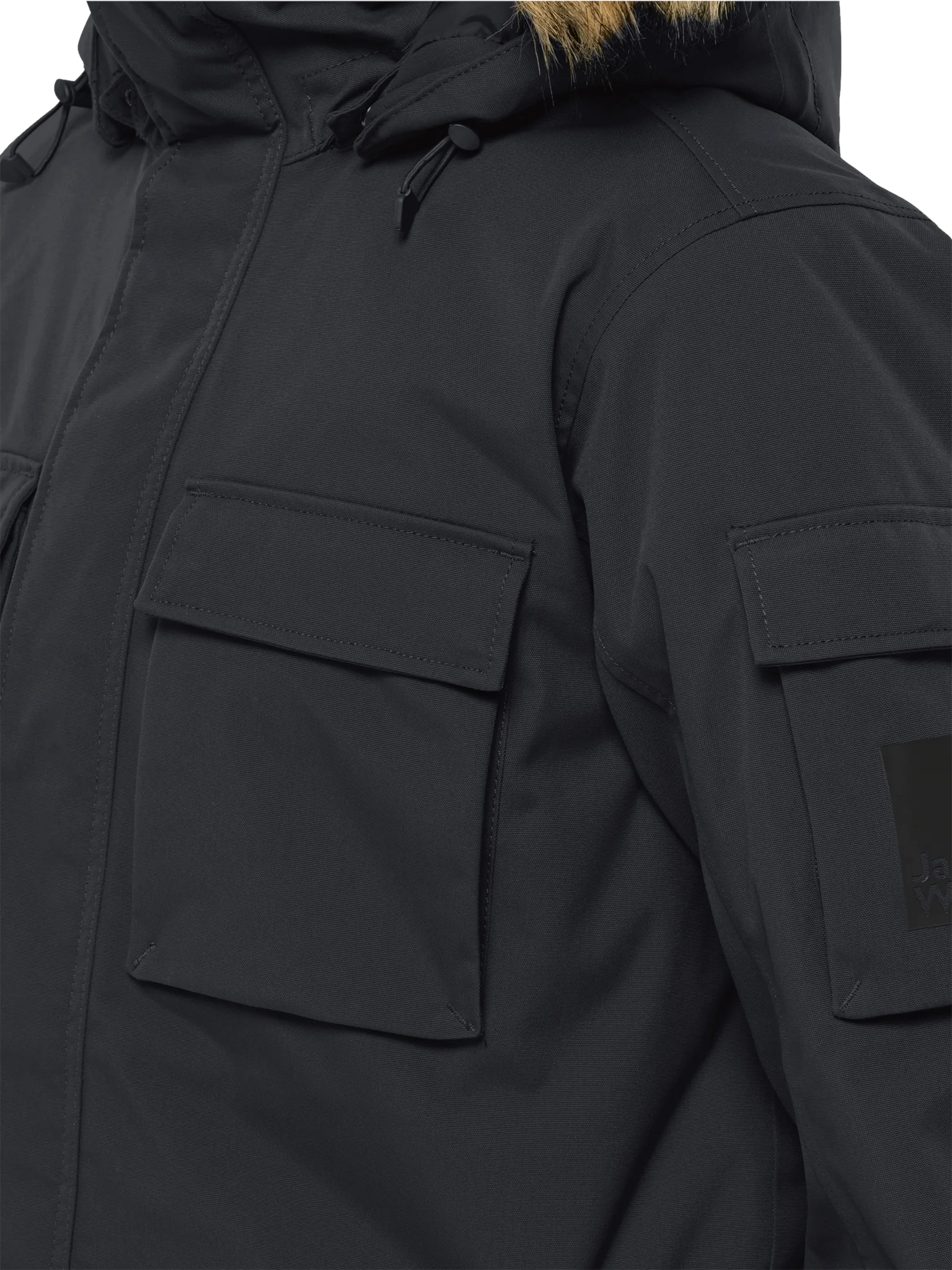 Парка мужская Jack Wolfskin Glacier Canyon Parka 1107674_6000 56 XL черная фото 5