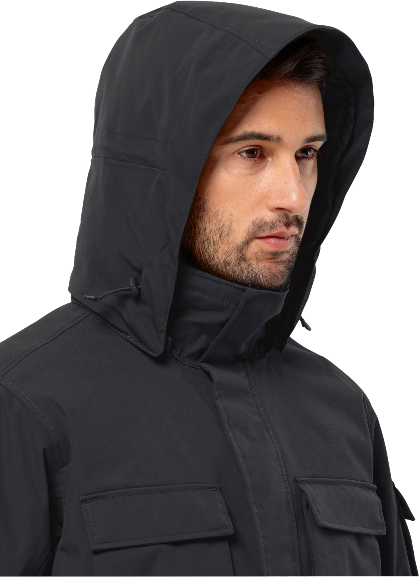 Парка мужская Jack Wolfskin Glacier Canyon Parka 1107674_6000 56 XL черная фото 3