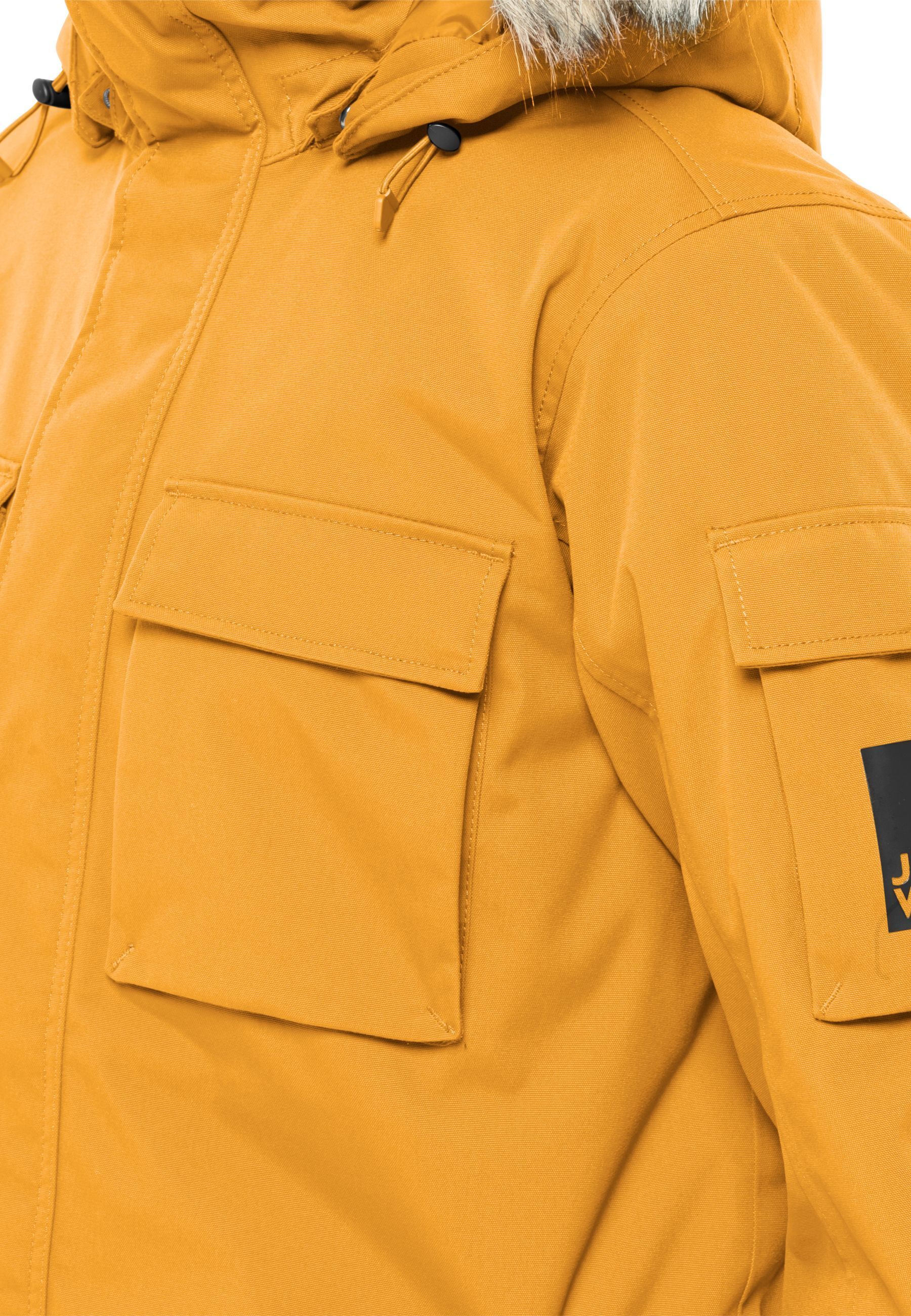 Парка мужская Jack Wolfskin Glacier Canyon Parka 1107674_M0042 50-52 L горчичная фото 5