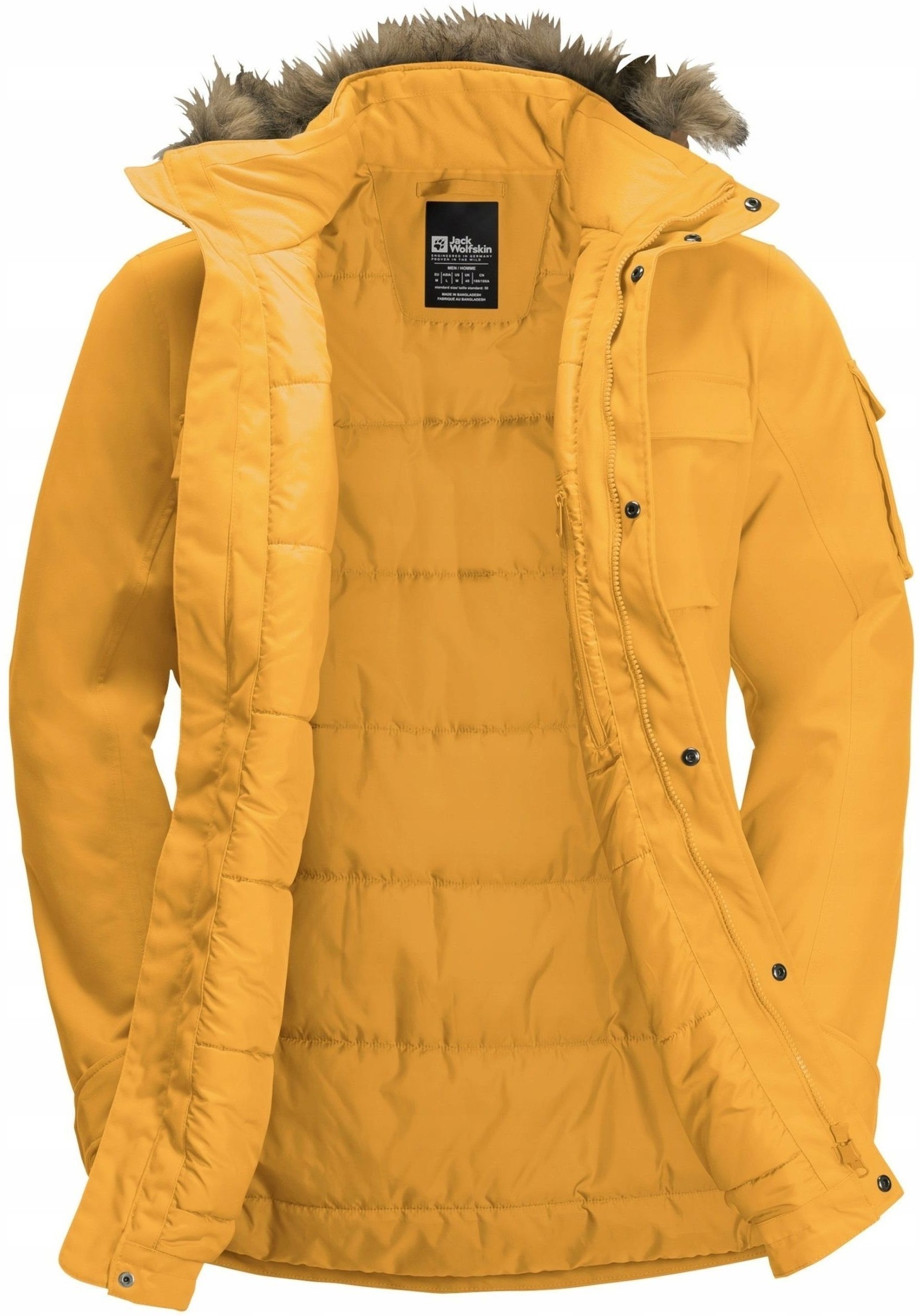 Парка мужская Jack Wolfskin Glacier Canyon Parka 1107674_M0042 50-52 L горчичная фото 9