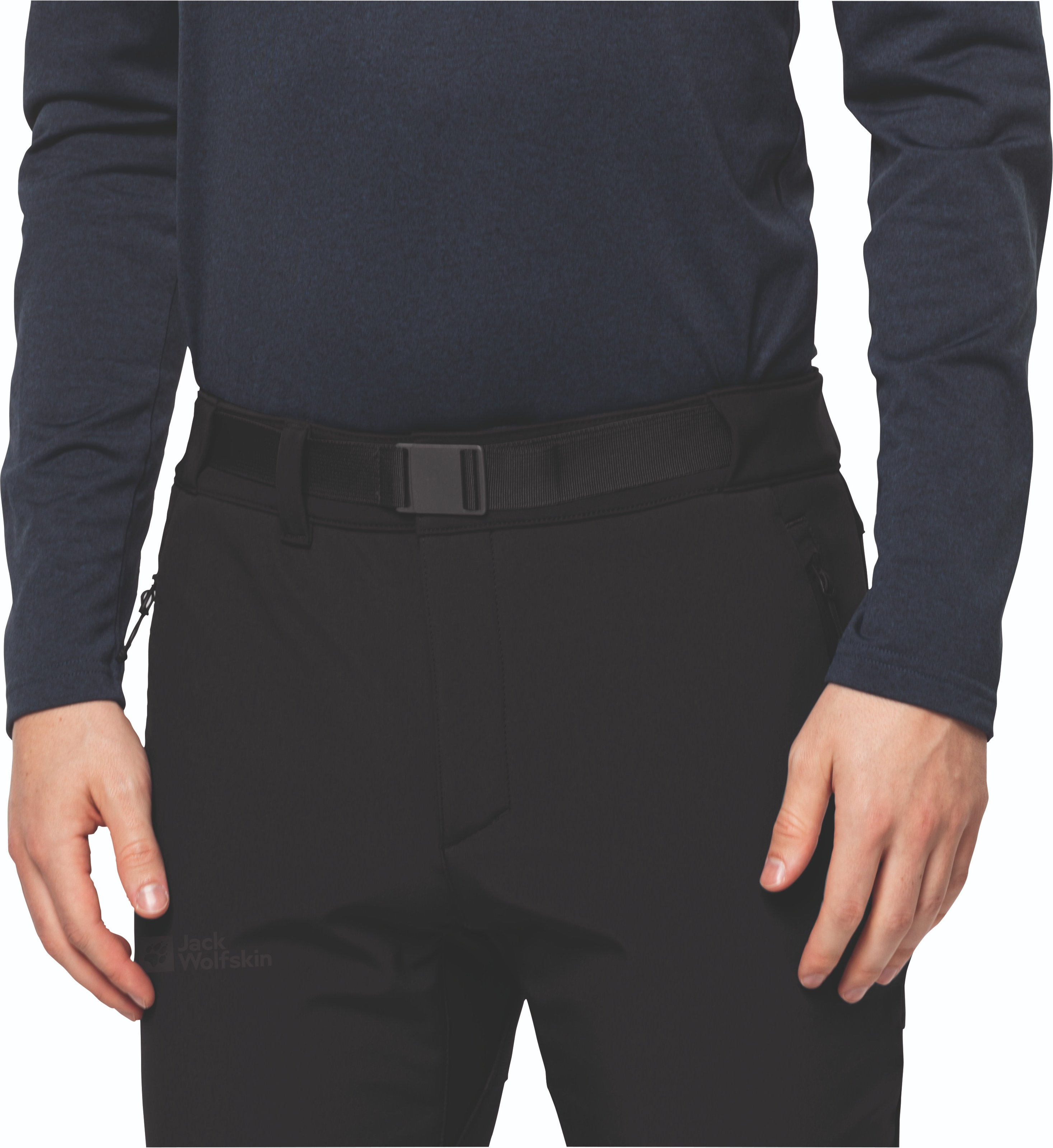 Брюки утепленные мужские Jack Wolfskin Stollberg Pants M 1507821_6000 48 черные фото 4