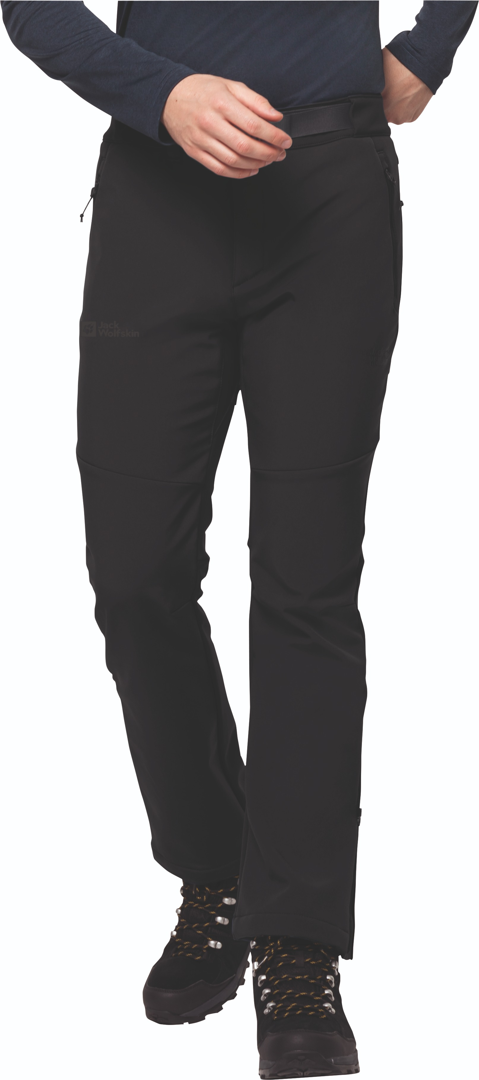 Брюки утепленные мужские Jack Wolfskin Stollberg Pants M 1507821_6000 54 черные фото 2