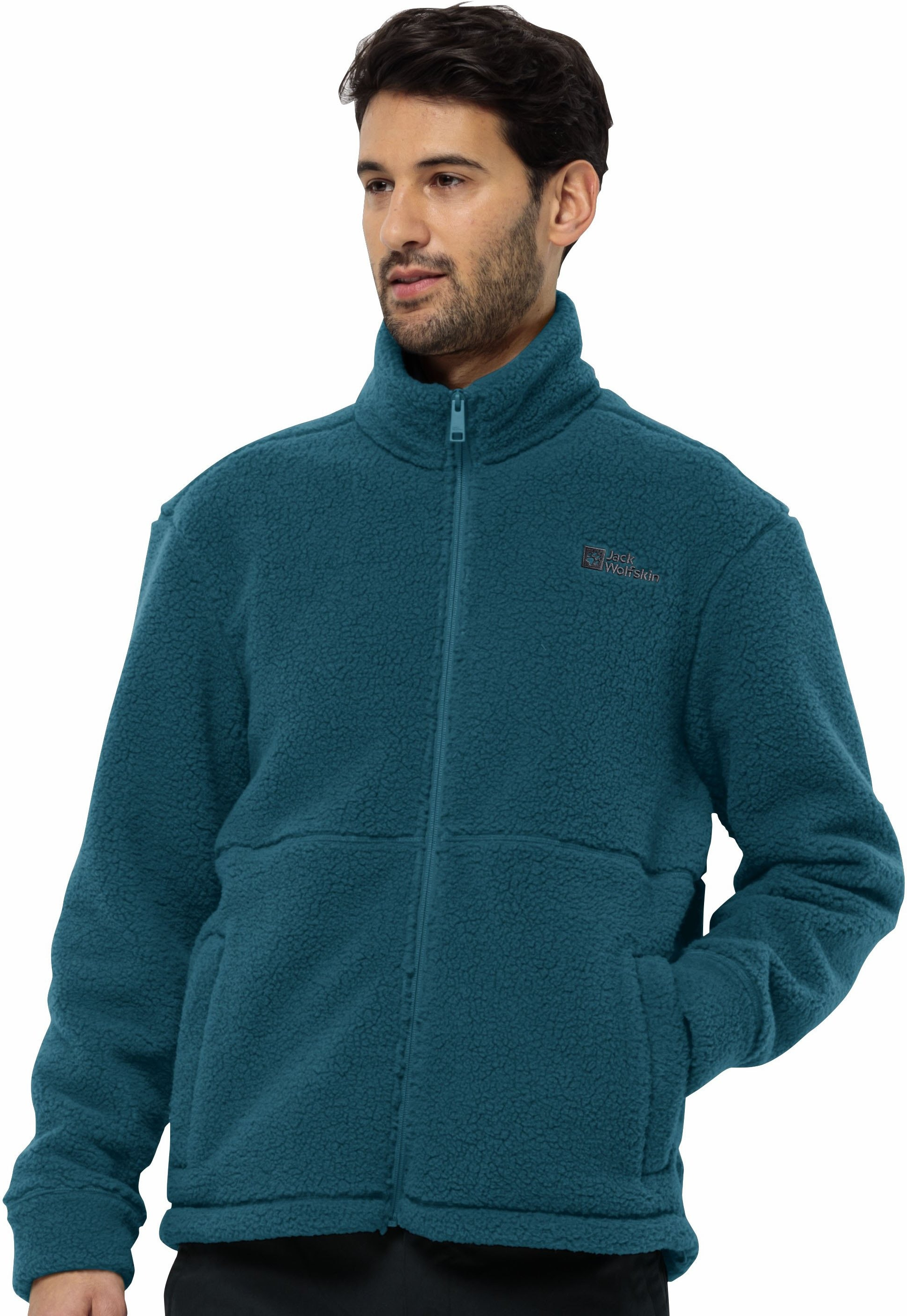 Флисовая кофта мужская Jack Wolfskin Felslicht Jkt M 1711151_C0410 50-52 L бирюзовая фото 2