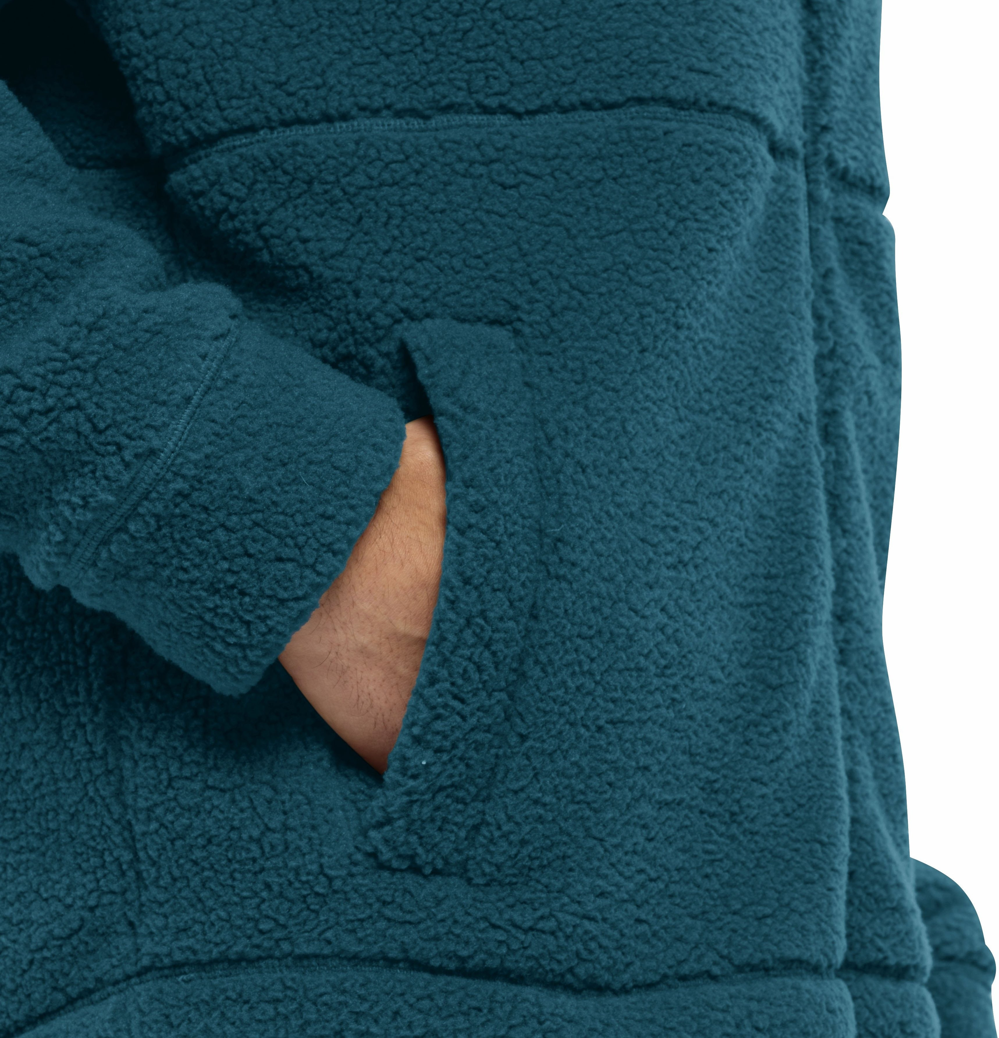 Флисовая кофта мужская Jack Wolfskin Felslicht Jkt M 1711151_C0410 50-52 L бирюзовая фото 4